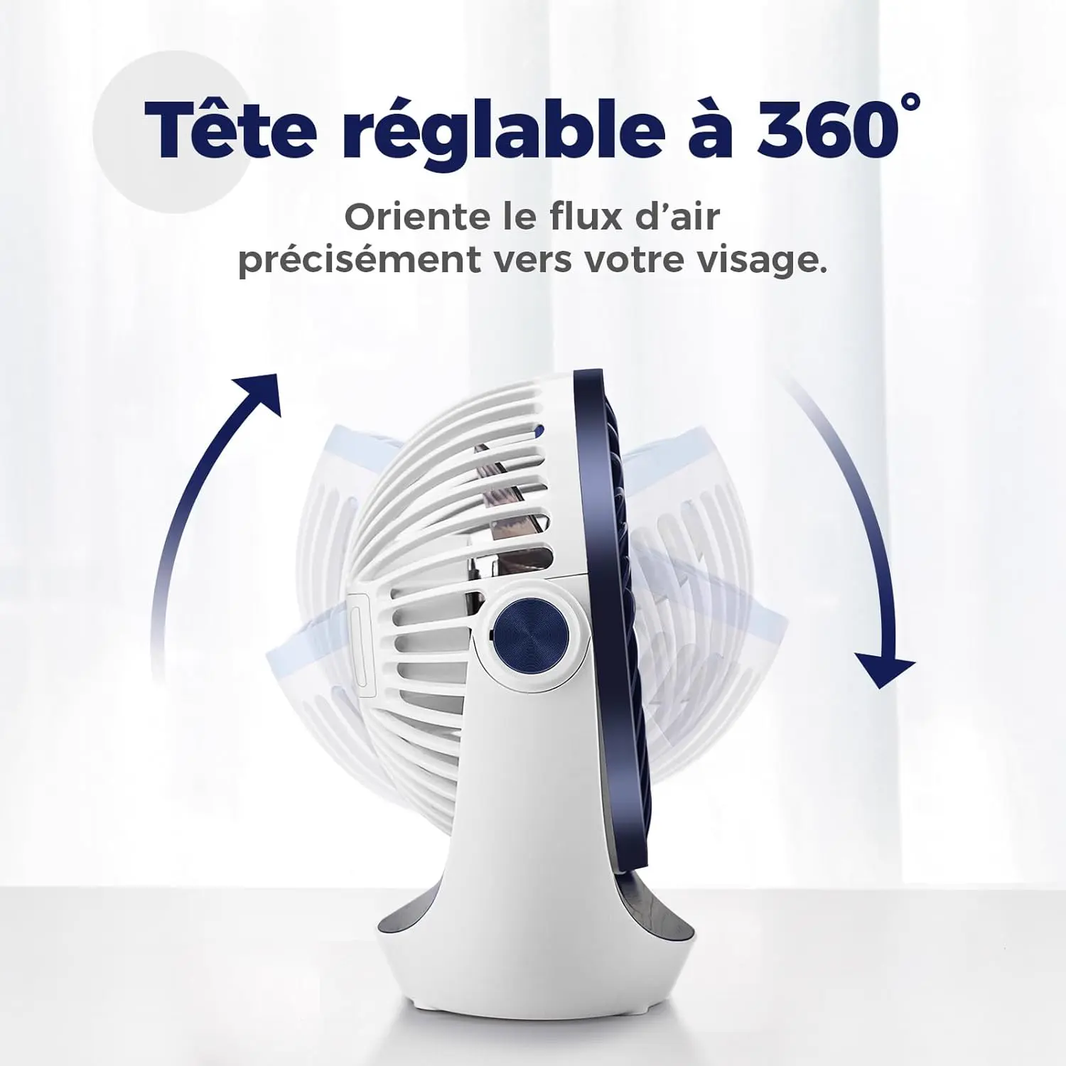 OCOOPA Ventilateur Silencieux Portable Mini Puissant - 3 vue 3