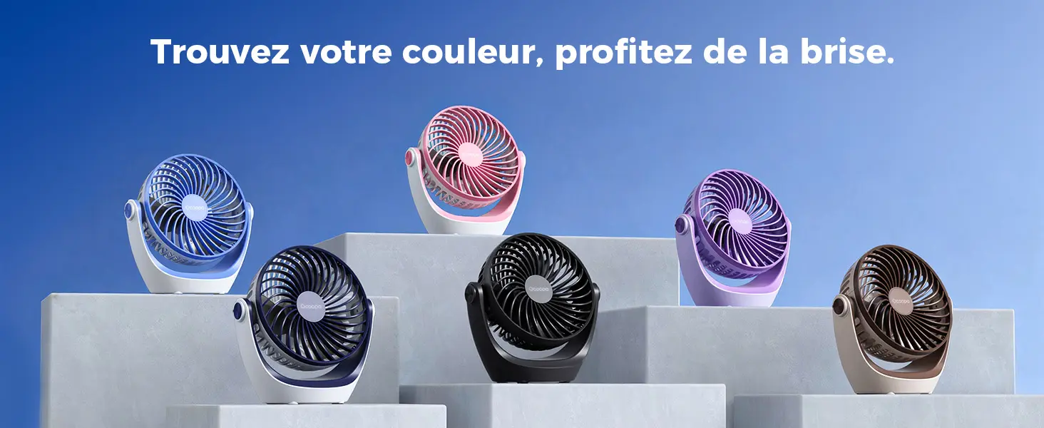 OCOOPA Ventilateur Silencieux Portable Mini Puissant - 3 — contenu détaillé 6