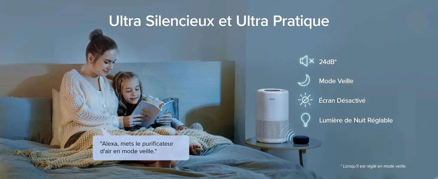 LEVOIT Purificateur d'Air Chambre Silencieux, Élimine 99.97% des — contenu détaillé 6