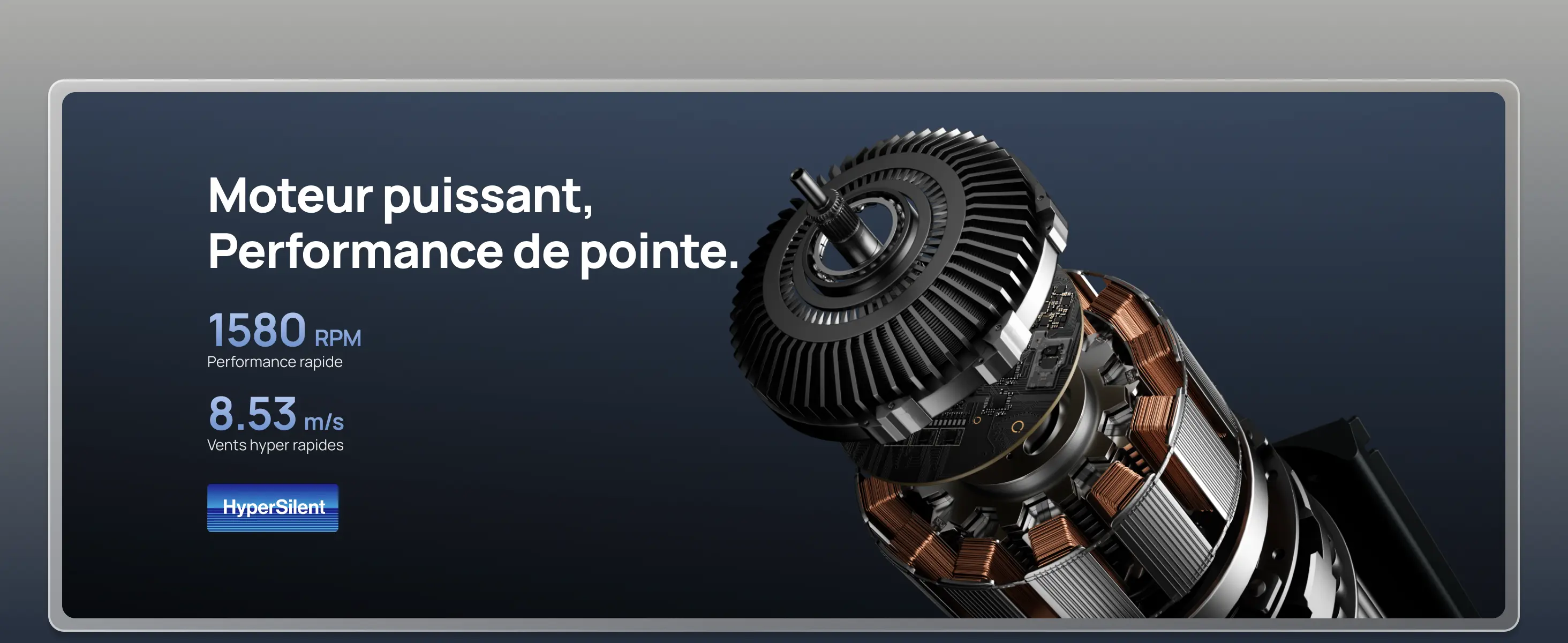 DREO Ventilateur Colonne Silencieux, Puissant Vitesse 8,53 m/s, — contenu détaillé 3