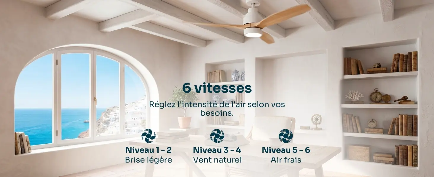 Mellerware - Ventilateur de plafond avec télécommande Brizy! — contenu détaillé 5