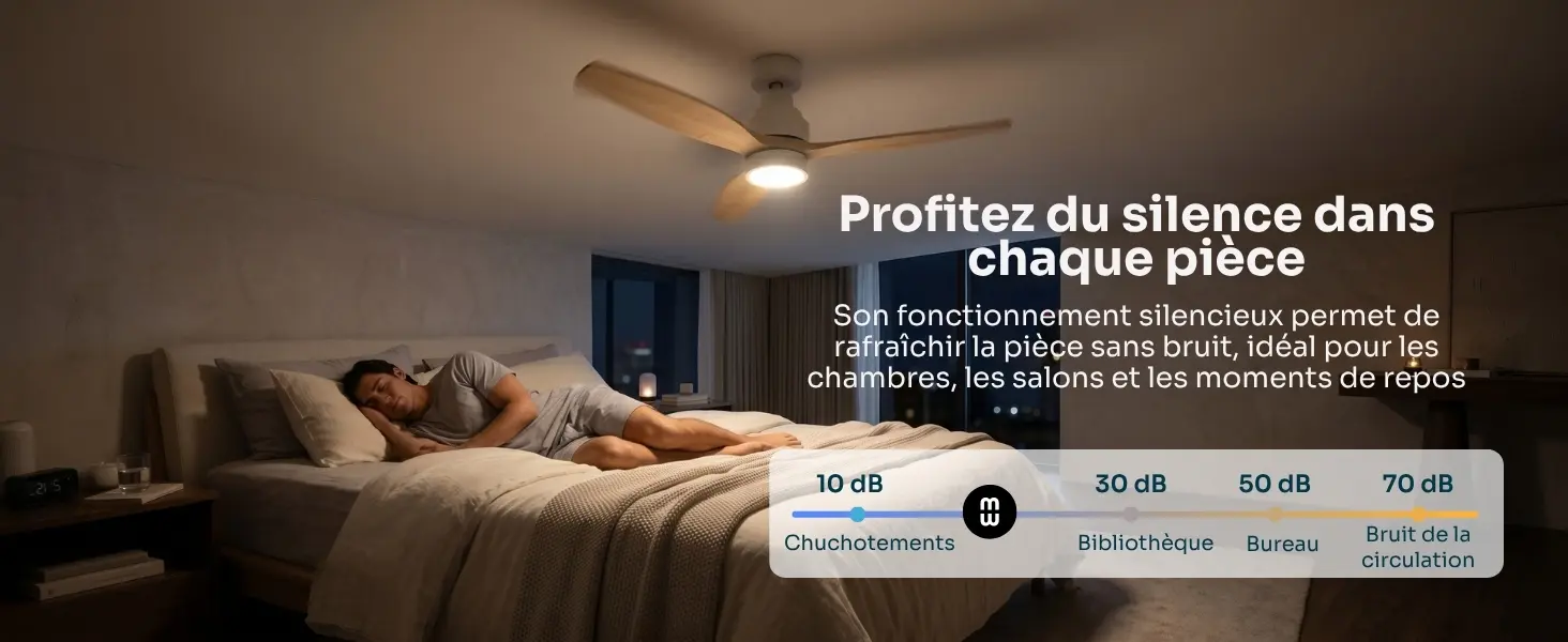 Mellerware - Ventilateur de plafond avec télécommande Brizy! — contenu détaillé 7