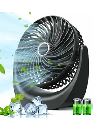 Ventilateur bureau silencieux usb avec Rechargeable Batterie — contenu détaillé 2