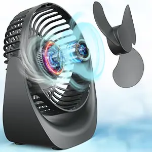 Ventilateur bureau silencieux usb avec Rechargeable Batterie — contenu détaillé 7