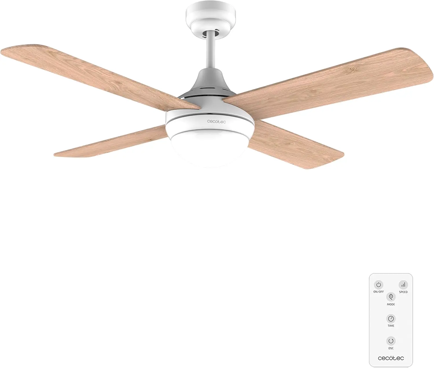 Cecotec Ventilateur de Plafond avec Lumière Energysilence Aero