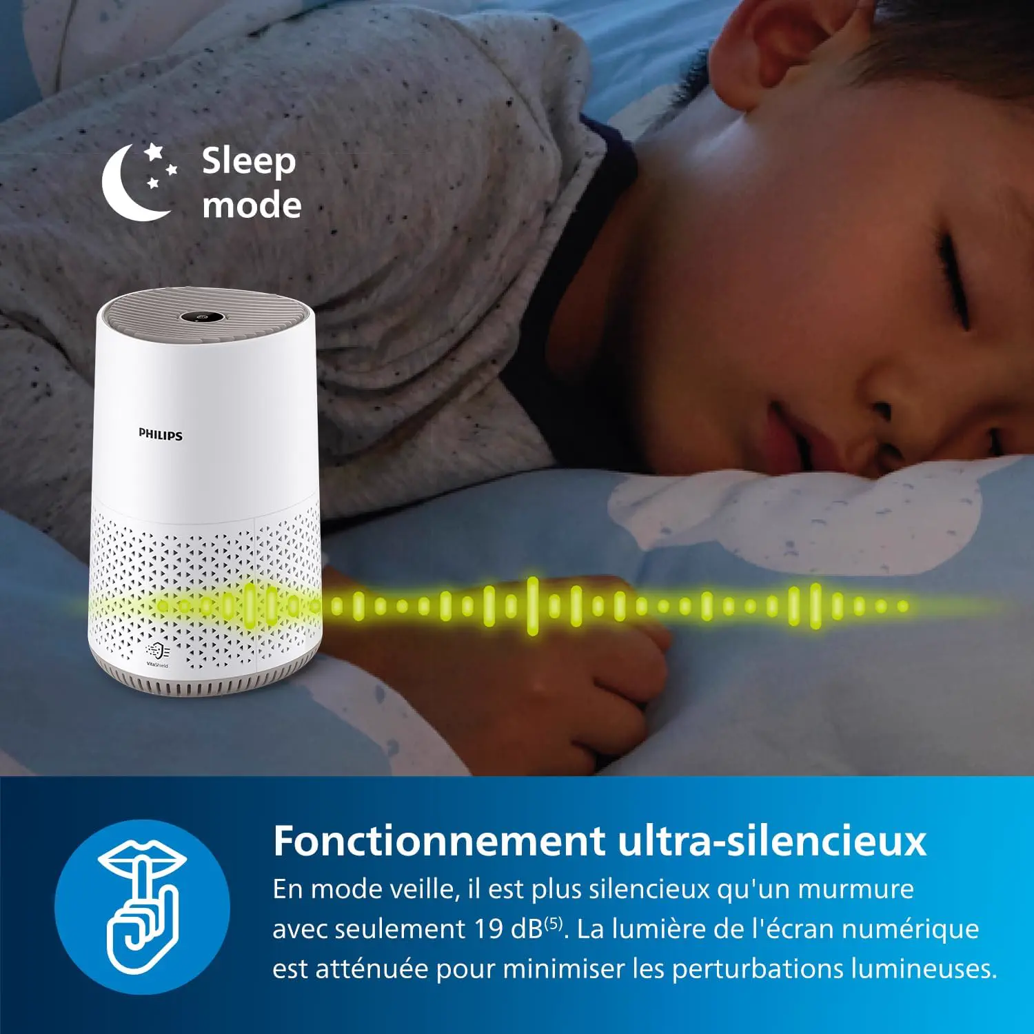 Philips Purificateur d'Air Séries 600, Ultra-silencieux et vue 7