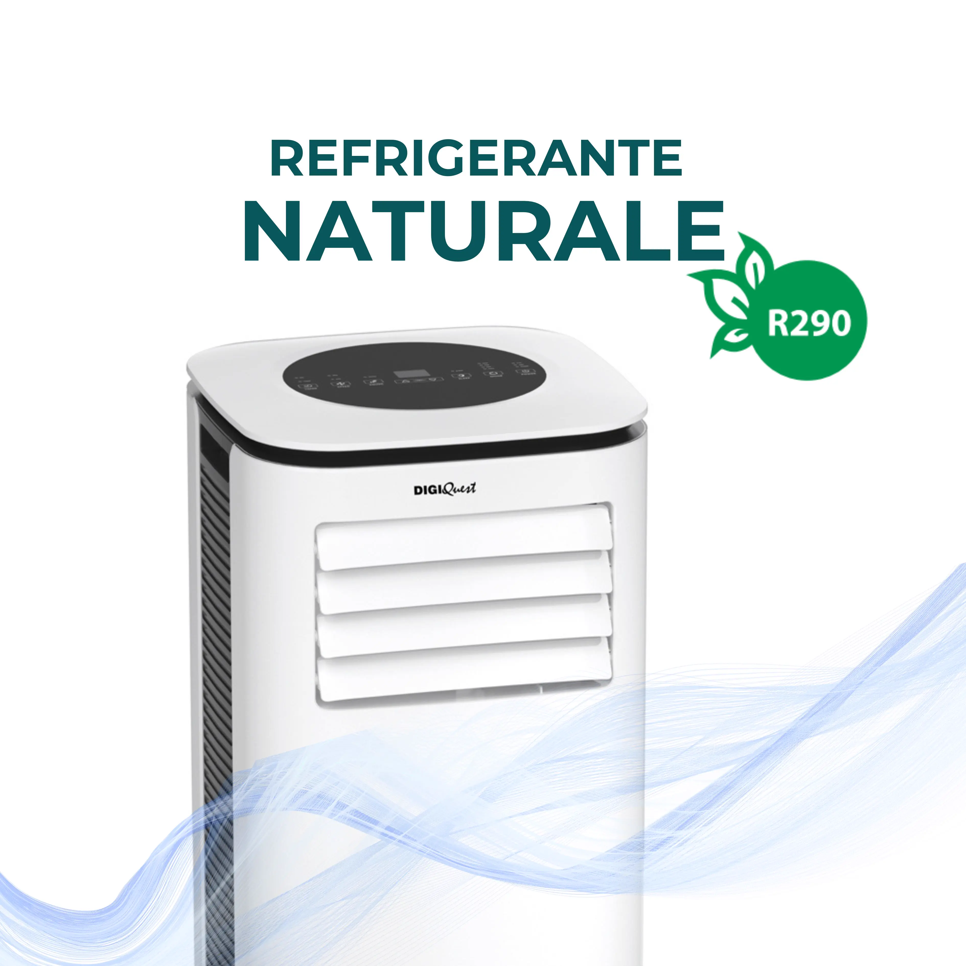 Climatiseur portable confortable 9000 BTU R290 — contenu détaillé 3