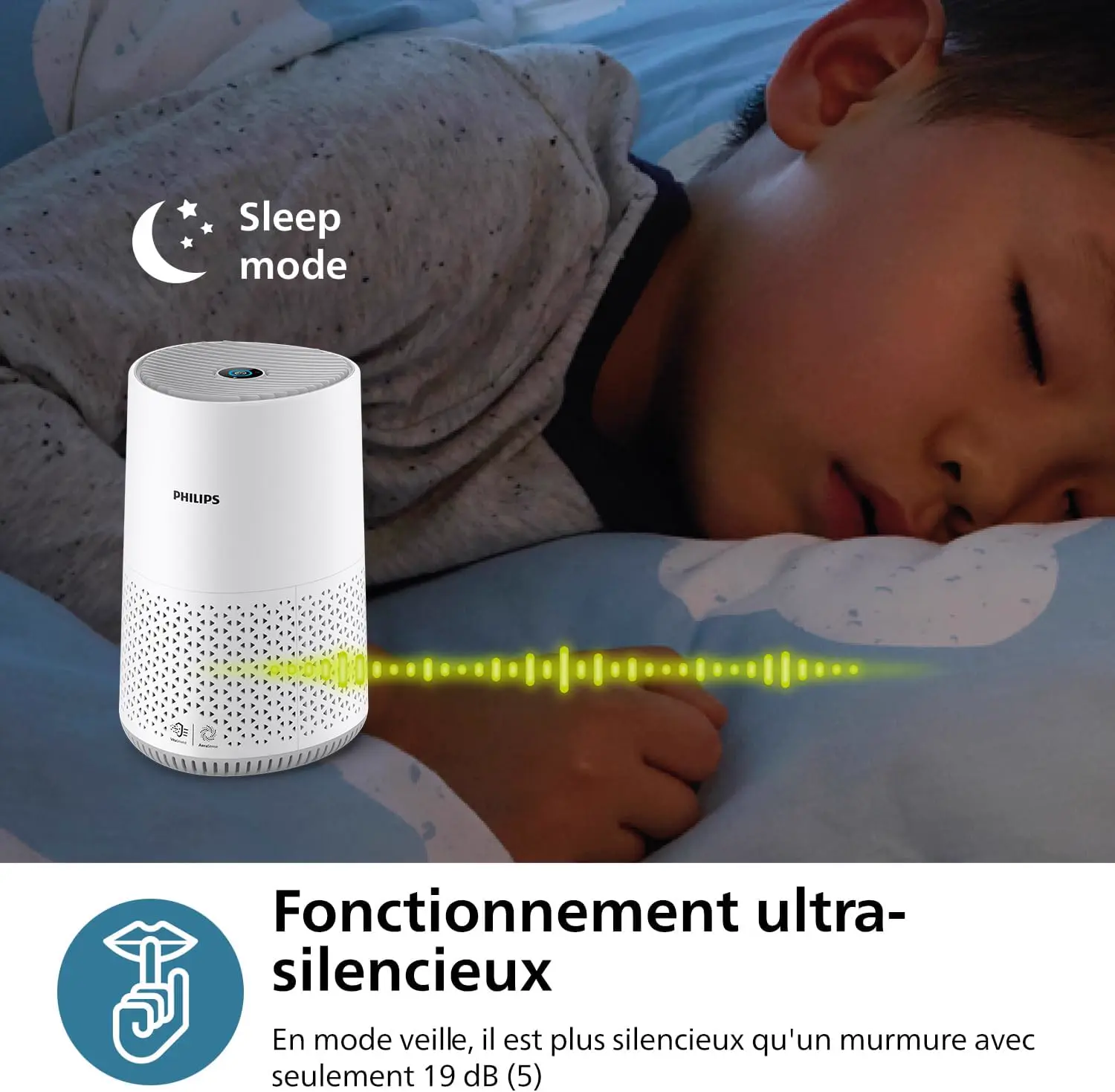 Philips Purificateur d'Air Séries 600, Capteur Intelligent, Pour vue 8