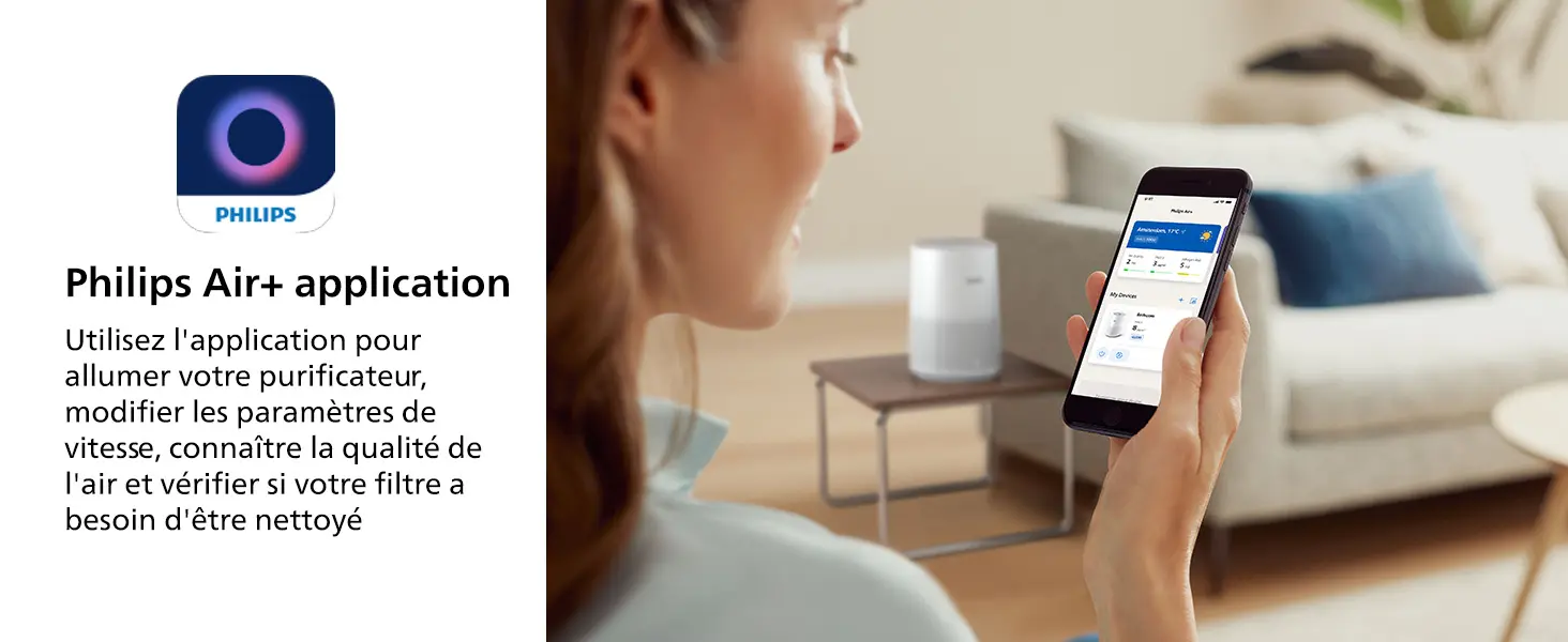 Philips Purificateur d'Air Séries 600, Capteur Intelligent, Pour — contenu détaillé 6