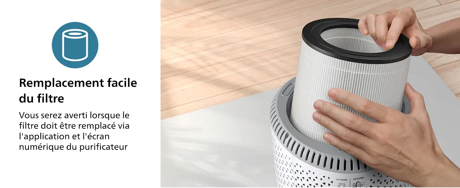Philips Purificateur d'Air Séries 600, Capteur Intelligent, Pour — contenu détaillé 9