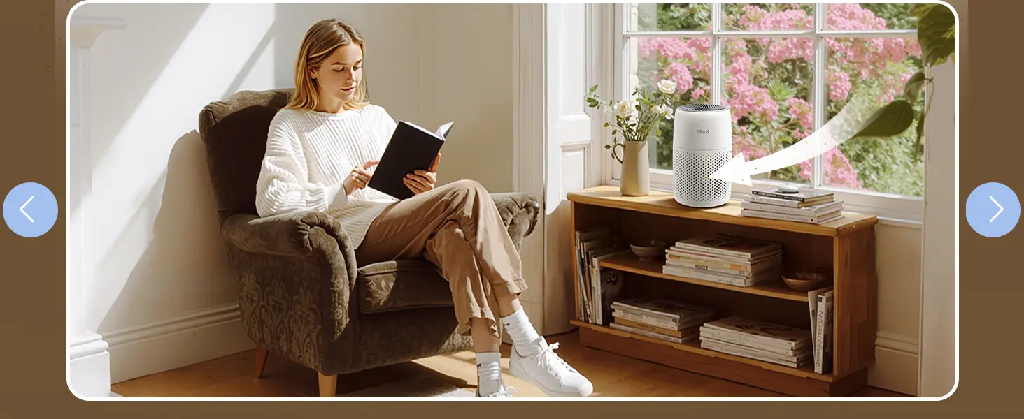 LEVOIT Purificateur d'Air Chambre, Filtration Efficace contre — contenu détaillé 5