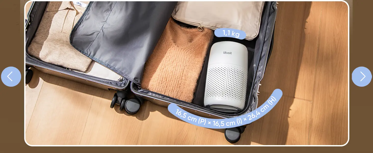 LEVOIT Purificateur d'Air Chambre, Filtration Efficace contre — contenu détaillé 7