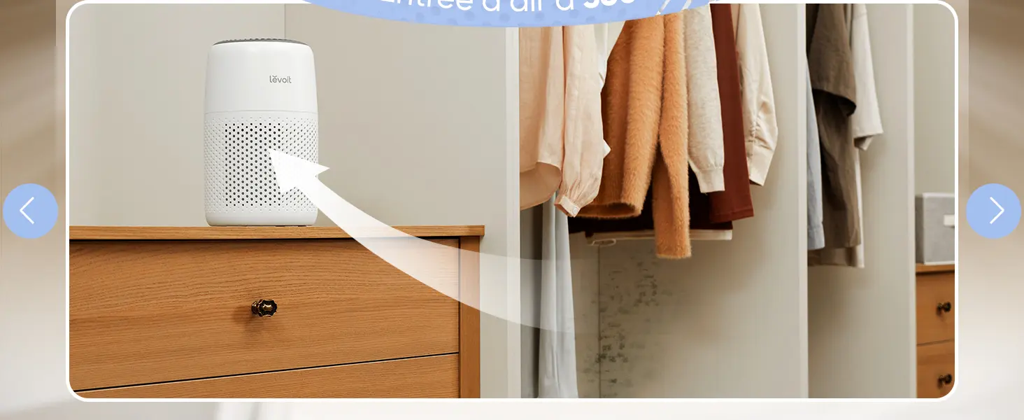 LEVOIT Purificateur d'Air Chambre, Filtration Efficace contre — contenu détaillé 11