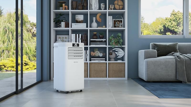 Olimpia Splendid - 02474 Dolceclima 10 HP WiFi Climatiseur portable - 10 000 BTU/h, capacité nominale 2,6 Kw, avec télécommande et WiFi intégré, Gaz naturel R290, Blanc vue 7