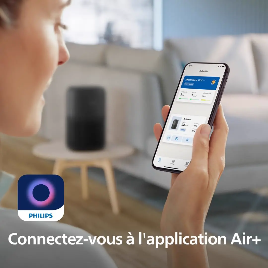PHILIPS Purificateur d'air série 900 - HEPA NanoProtect + filtre vue 9
