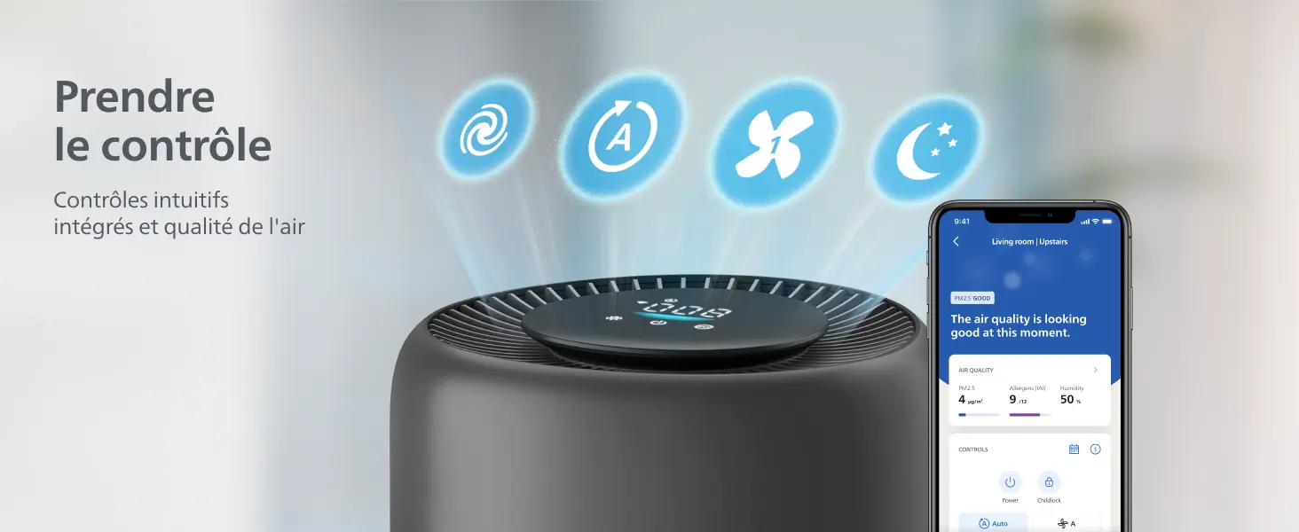 PHILIPS Purificateur d'air série 900 - HEPA NanoProtect + filtre — contenu détaillé 13