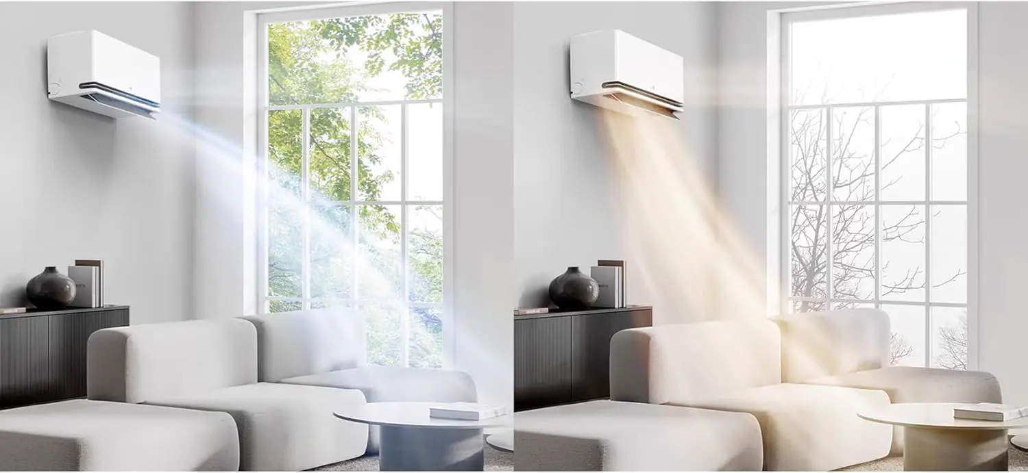LG Climatiseur Double Split DualCool Deluxe WiFi 9000 + 9000 vue 17