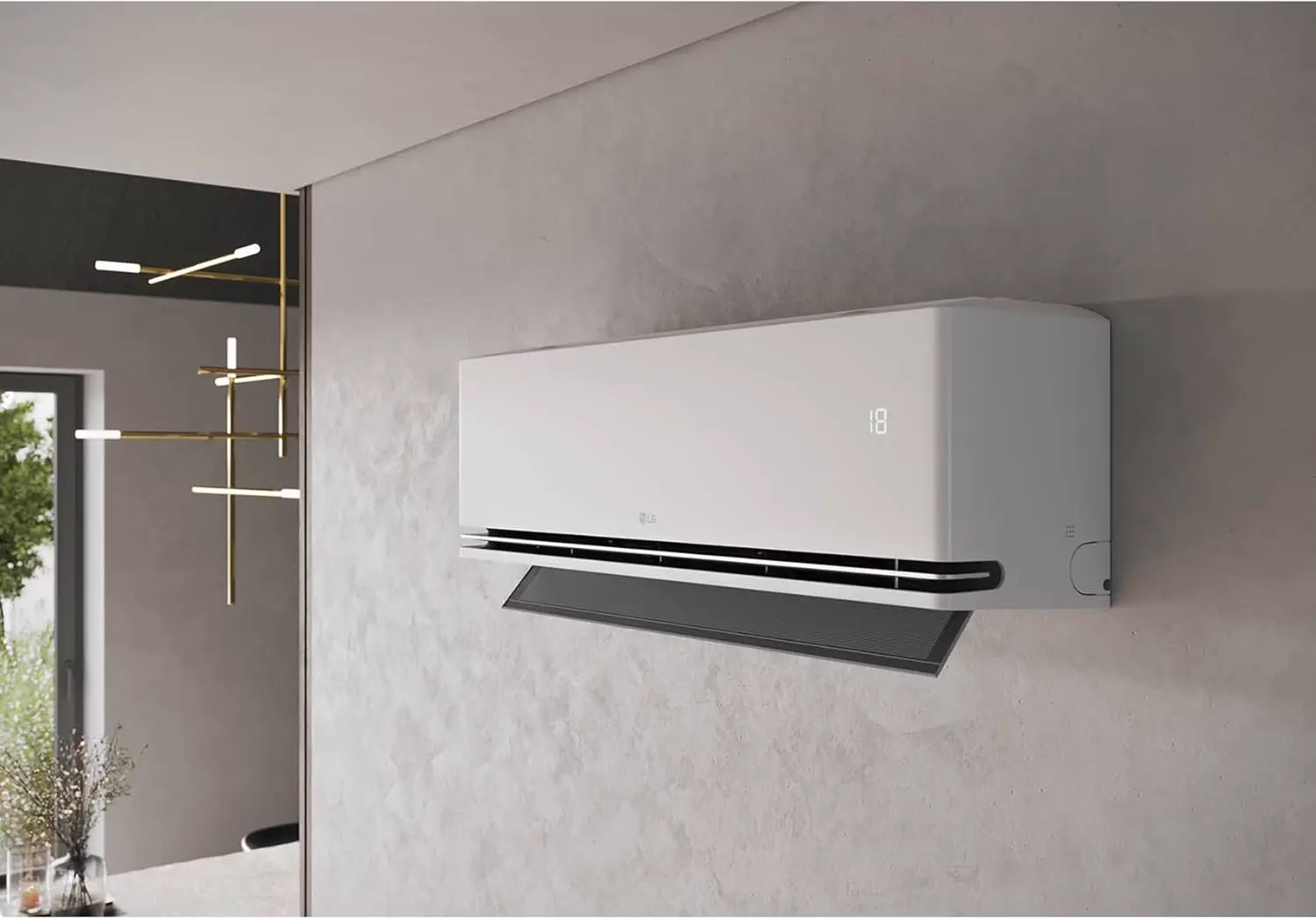 LG Climatiseur Double Split DualCool Deluxe WiFi 9000 + 9000 vue 19
