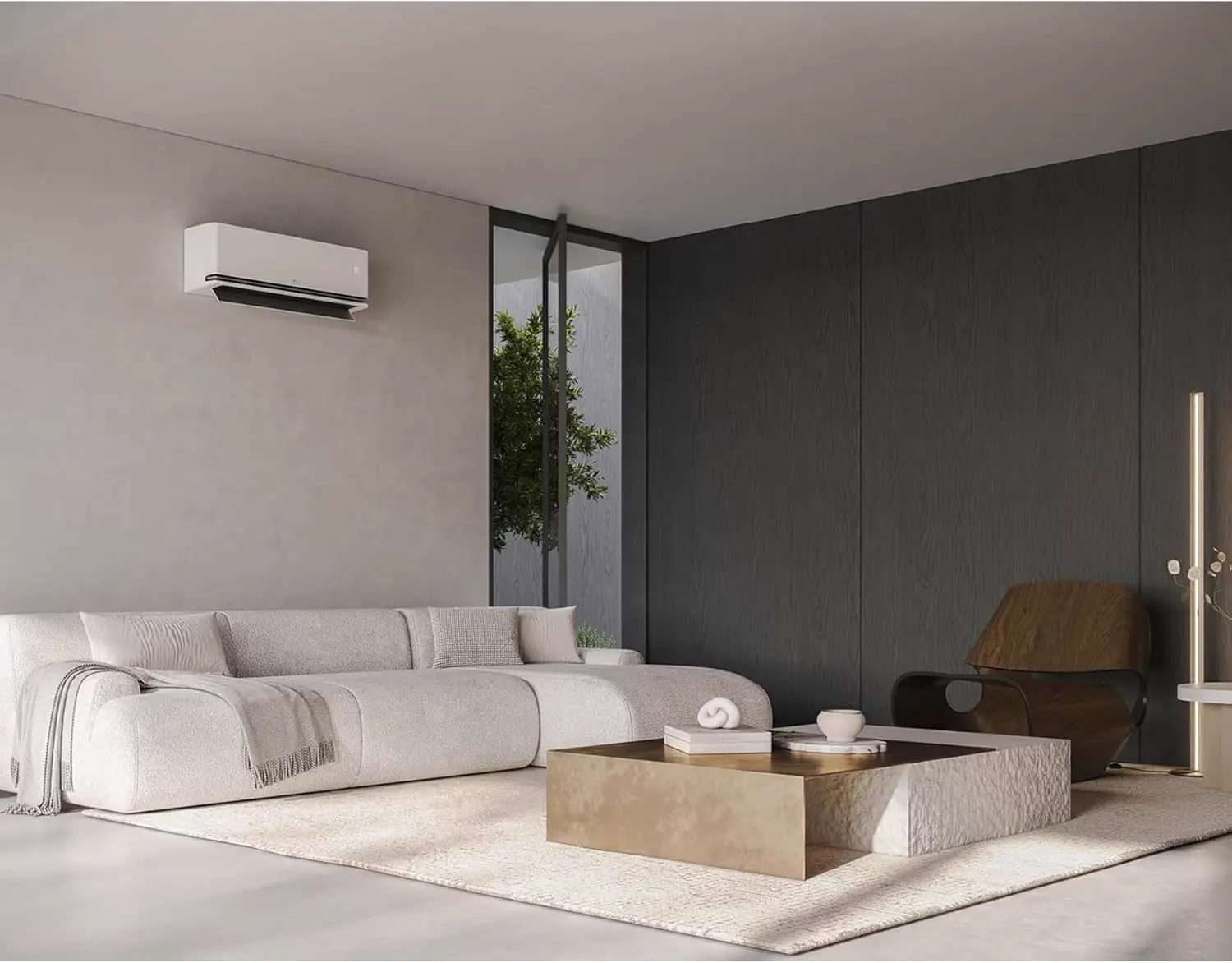 LG Climatiseur Bi Split DualCool Deluxe WiFi 9 000 + 12 000 Btu, vue 18