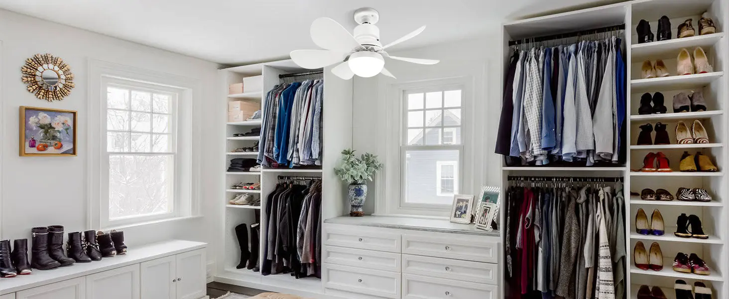 Ventilateur de Plafond avec Lumière et Telecommande,30W Lampe — contenu détaillé 12
