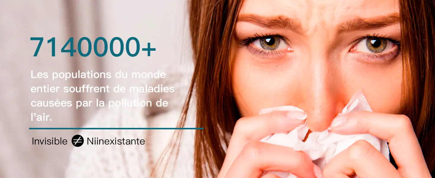AIRTOK Purificateur d'Air, H13 HEPA Purificateur éliminant — contenu détaillé 1