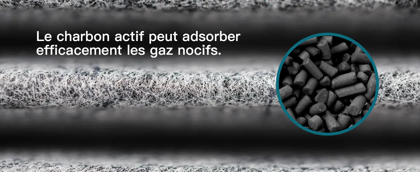 AIRTOK Purificateur d'Air, H13 HEPA Purificateur éliminant — contenu détaillé 10