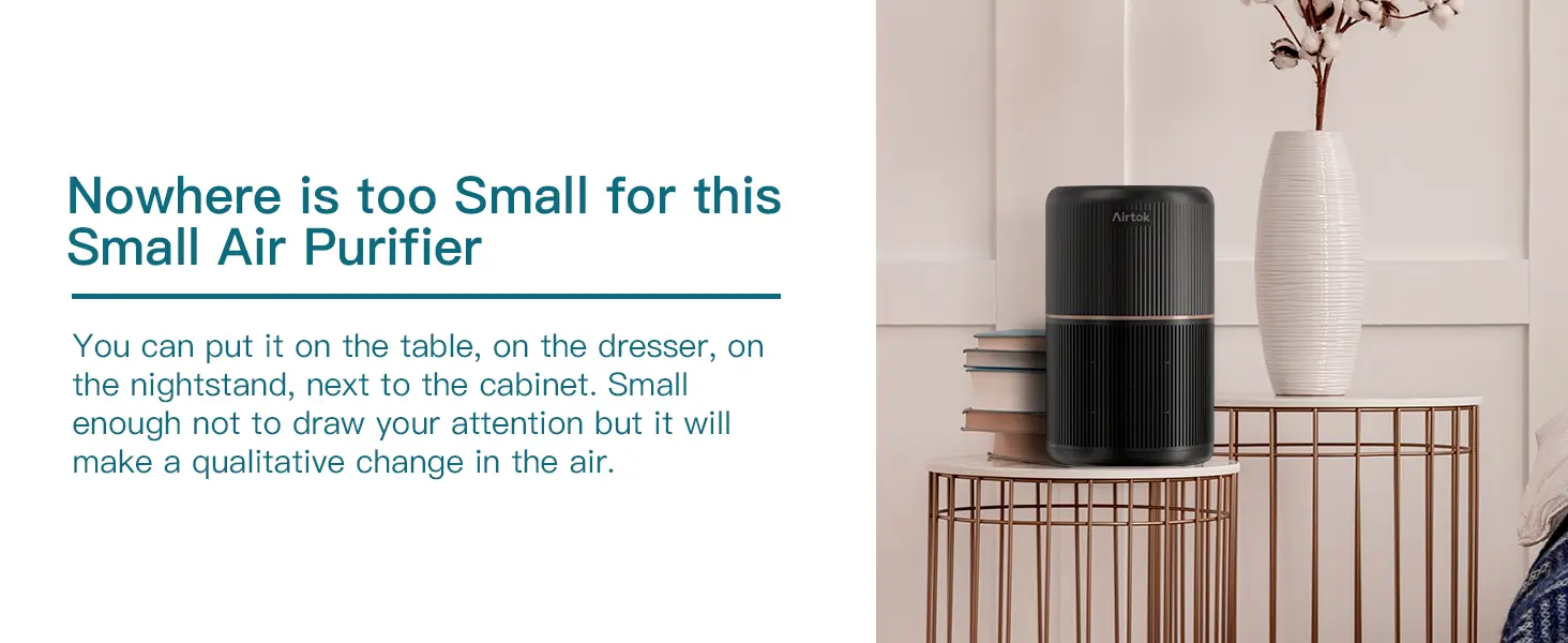 AIRTOK Purificateur d'Air, H13 HEPA Purificateur éliminant — contenu détaillé 14