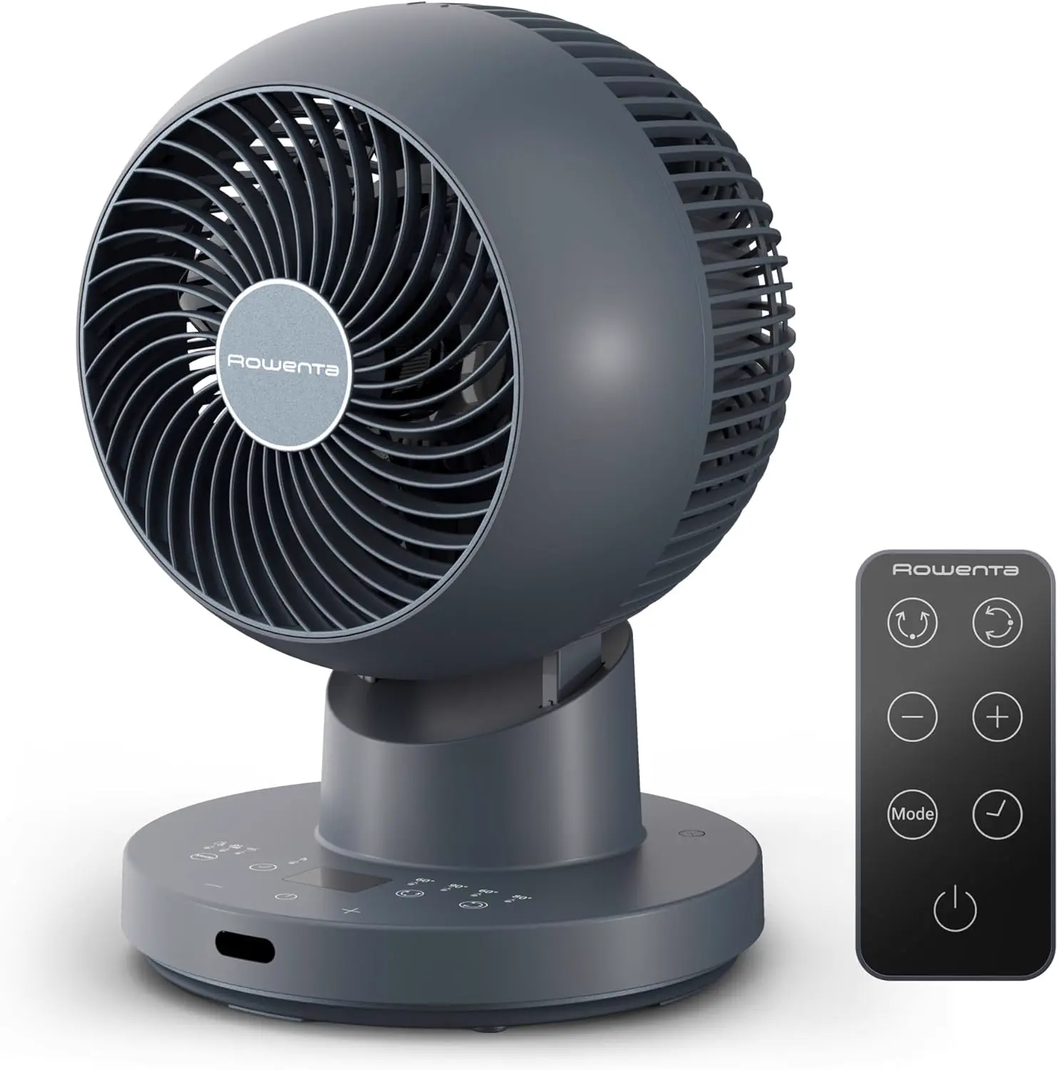 Rowenta Turbo Silence Compact 3D Desk Ventilateur de table,