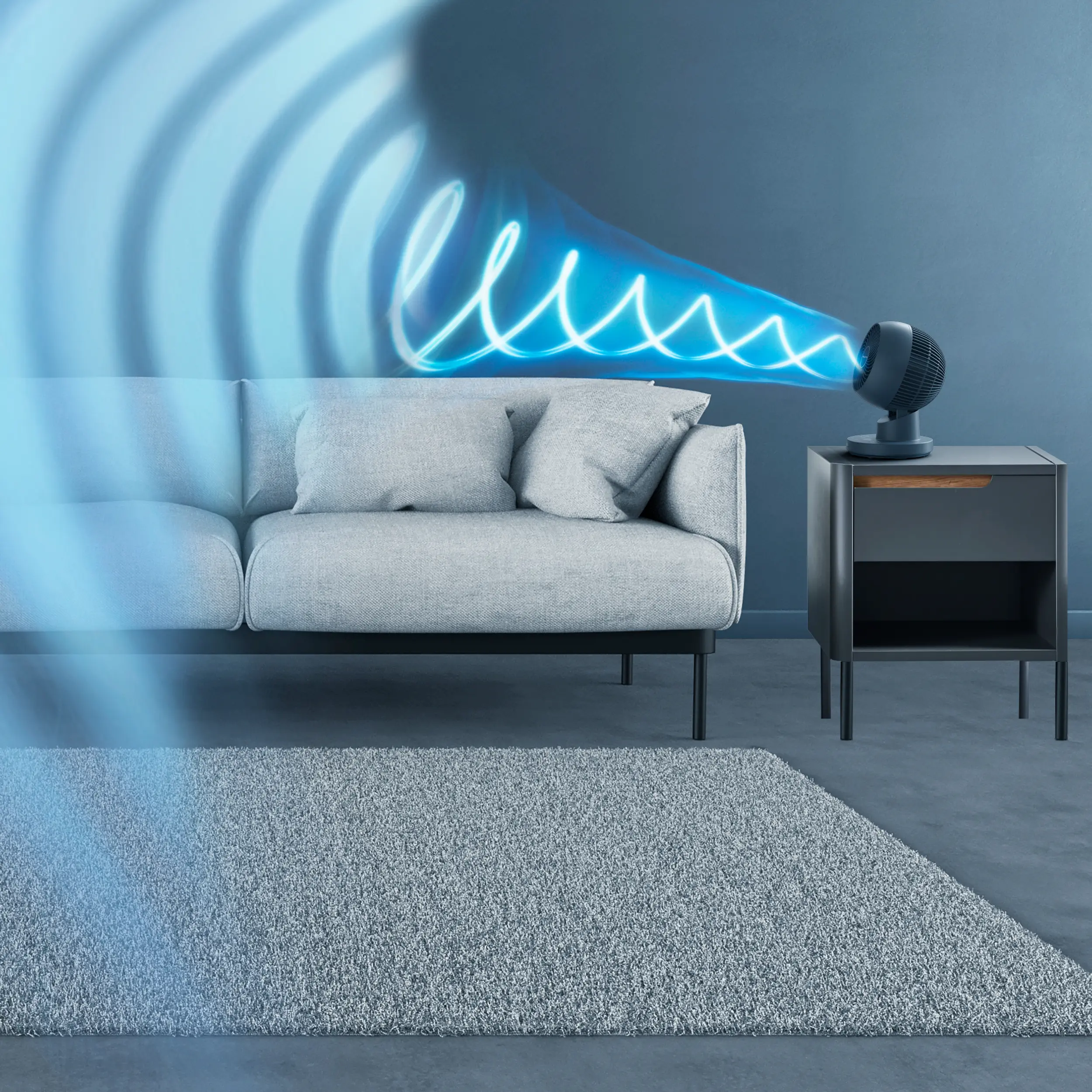 Rowenta Turbo Silence Compact 3D Desk Ventilateur de table, — contenu détaillé 3