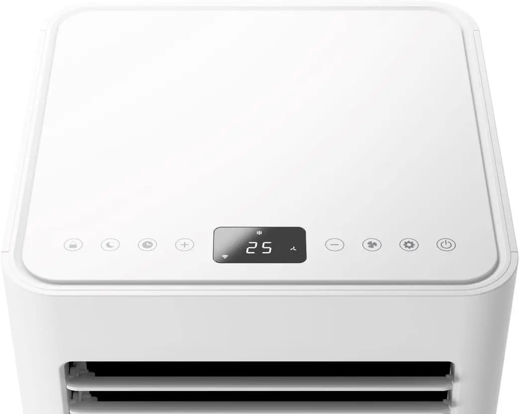 Olimpia Splendid, Dolceclima 12 Wifi Climatiseur Portatif 12.000 BTU/h, Classe A, Puissance 2,9 kW, Fonctions de refroidissement, déshumidification, ventilation, Wifi intégré vue 2