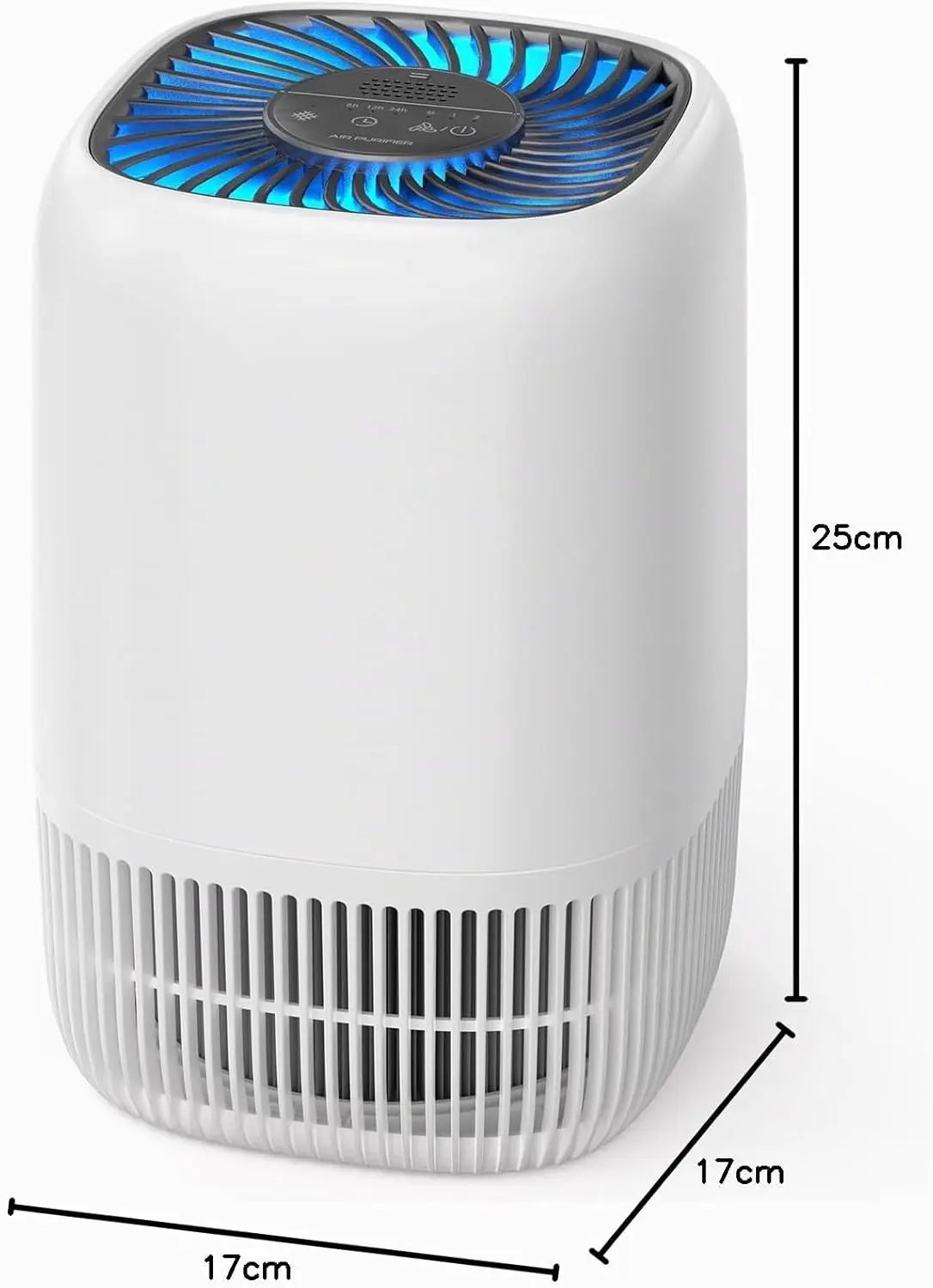 AROEVE Purificateur d'Air avec Filtre HEPA H13 à 3 Étages, Pour vue 8