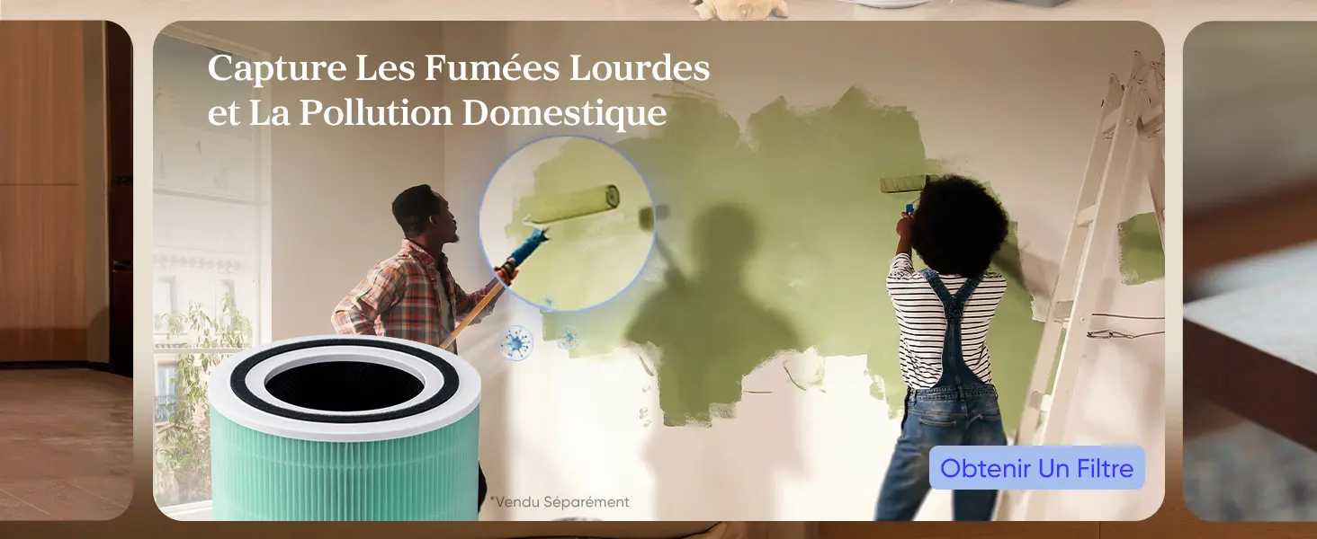 LEVOIT Purificateur d'Air Masion avec HEPA Filtre, CADR 187m³/h, — contenu détaillé 6