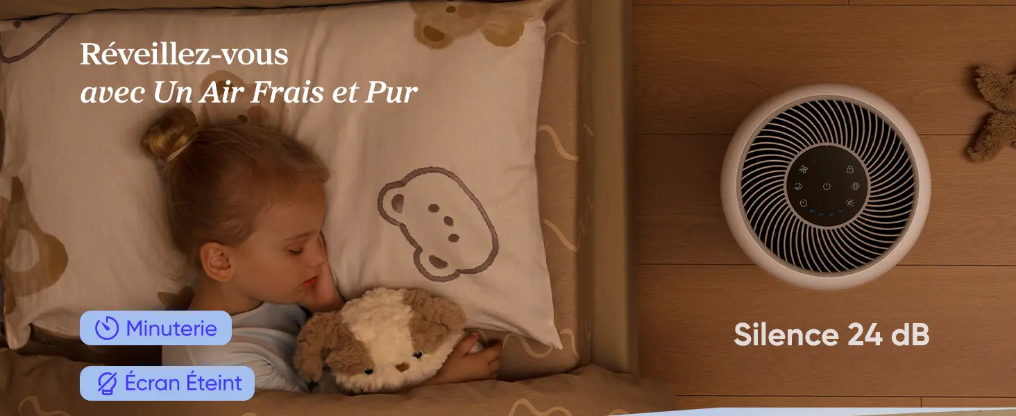 LEVOIT Purificateur d'Air Masion avec HEPA Filtre, CADR 187m³/h, — contenu détaillé 8