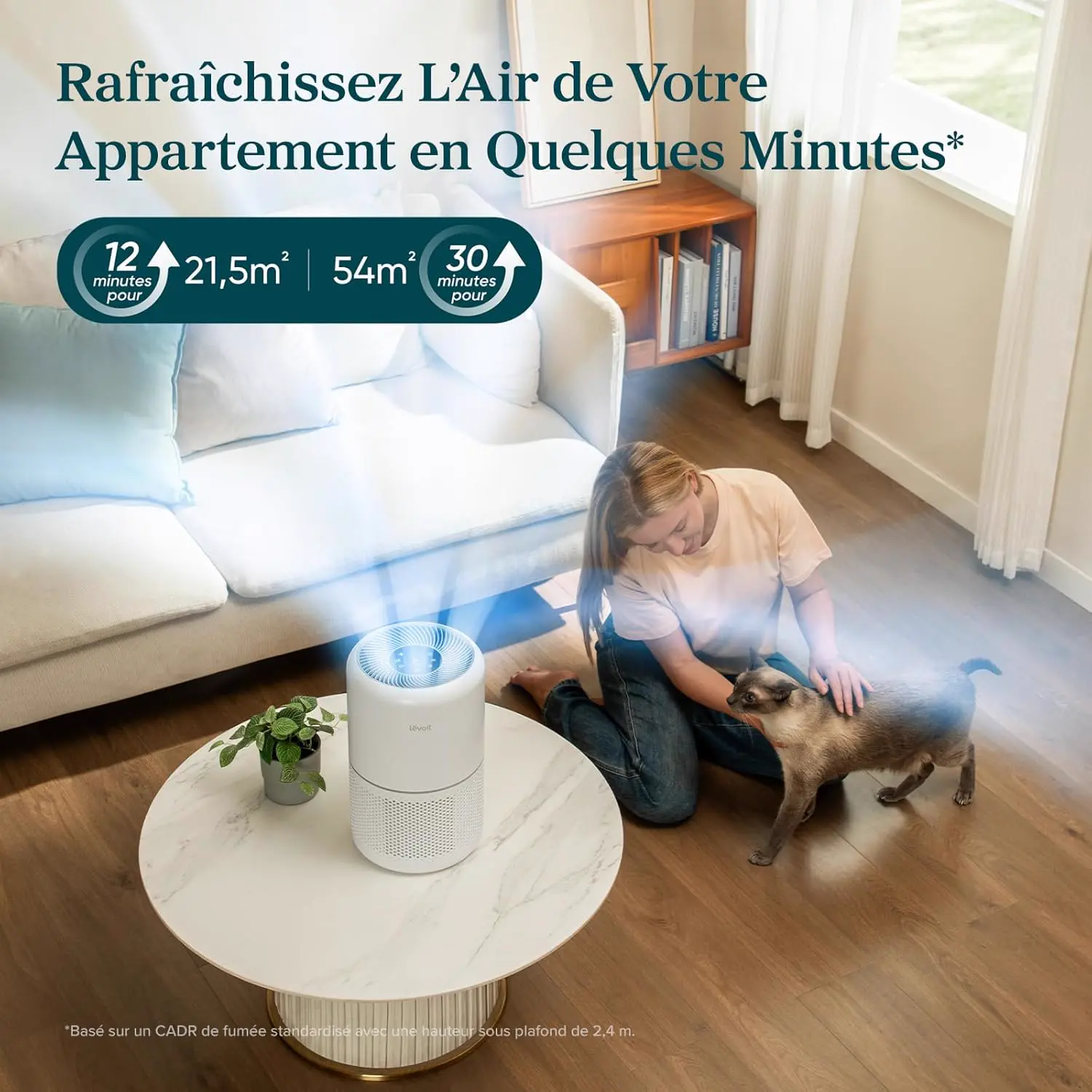LEVOIT Purificateur d'Air HEPA Intelligent contre Allergie vue 4