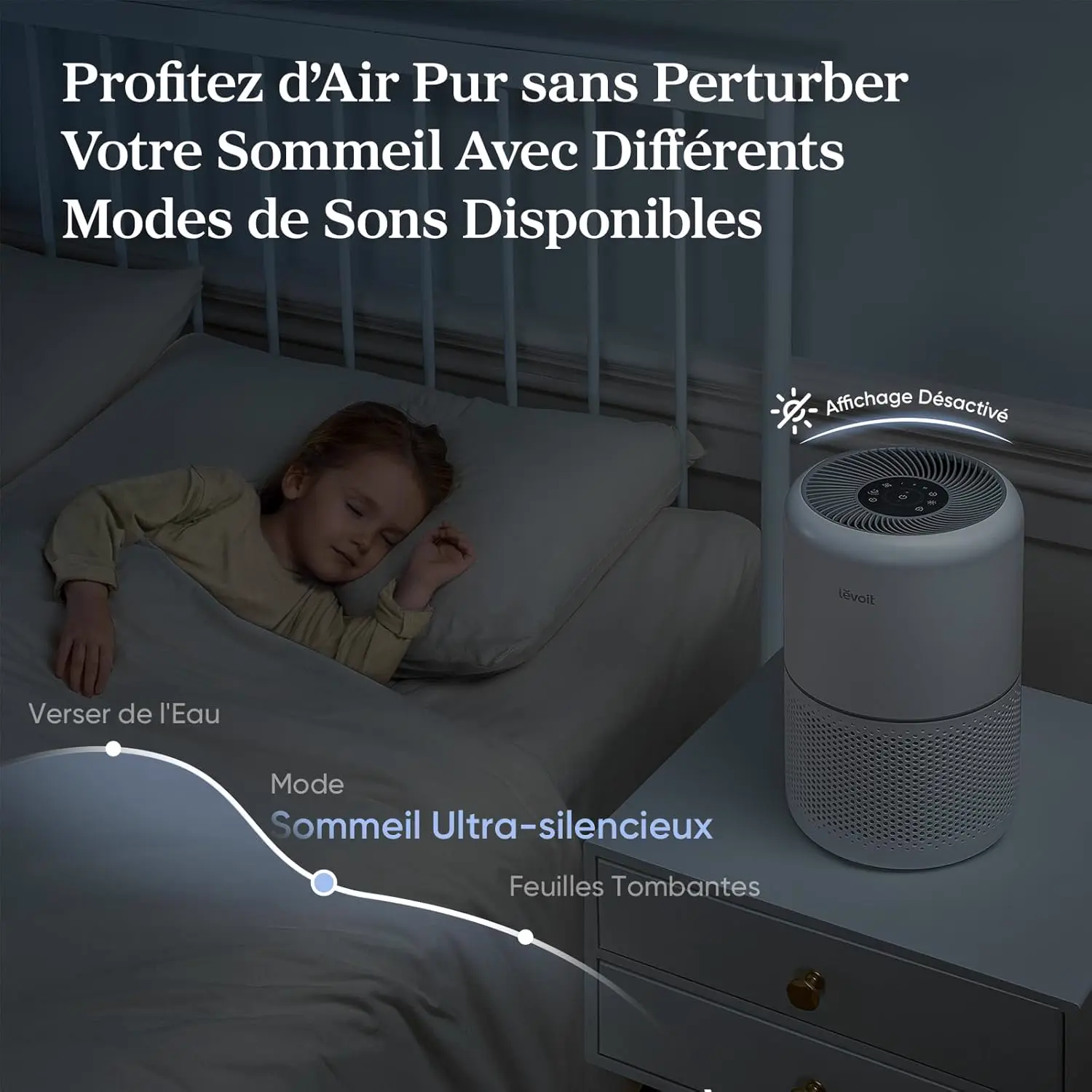LEVOIT Purificateur d'Air HEPA Intelligent contre Allergie vue 5