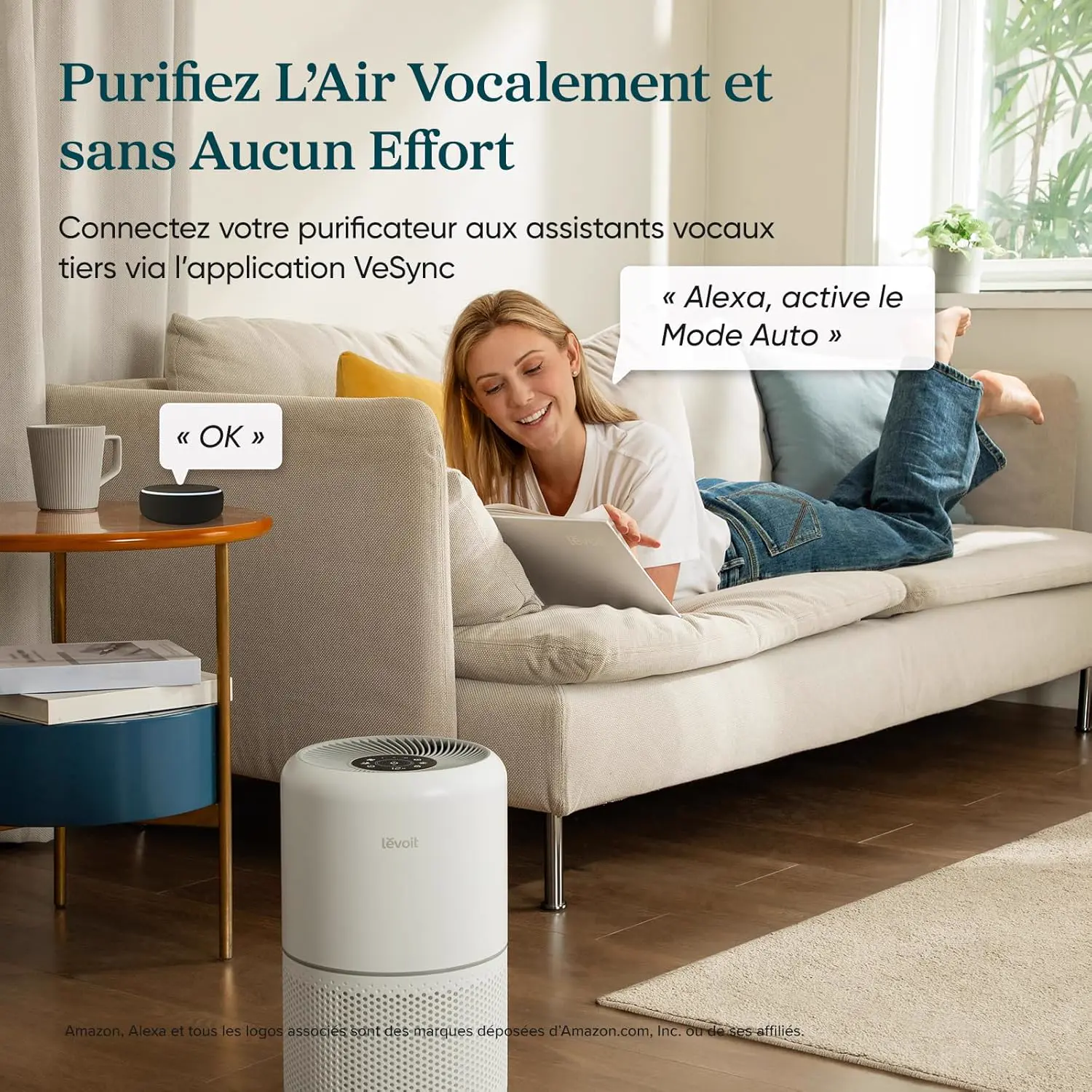 LEVOIT Purificateur d'Air HEPA Intelligent contre Allergie vue 6