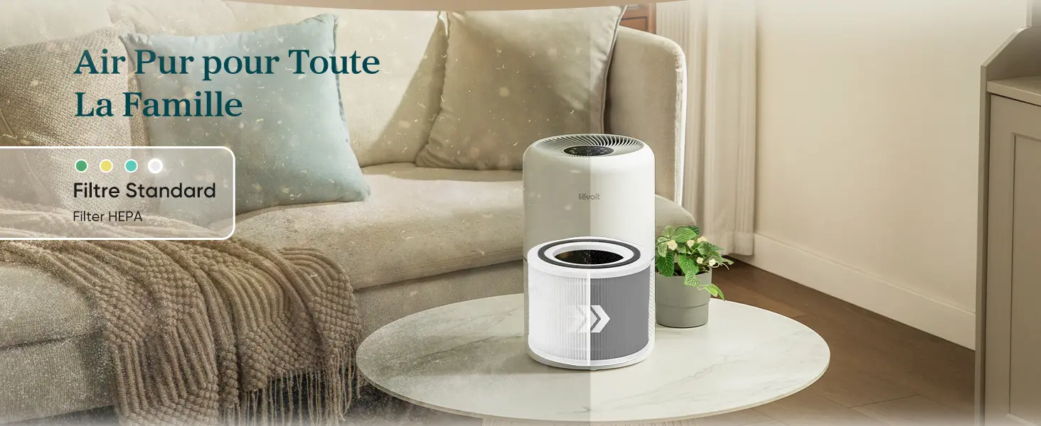 LEVOIT Purificateur d'Air HEPA Intelligent contre Allergie — contenu détaillé 4