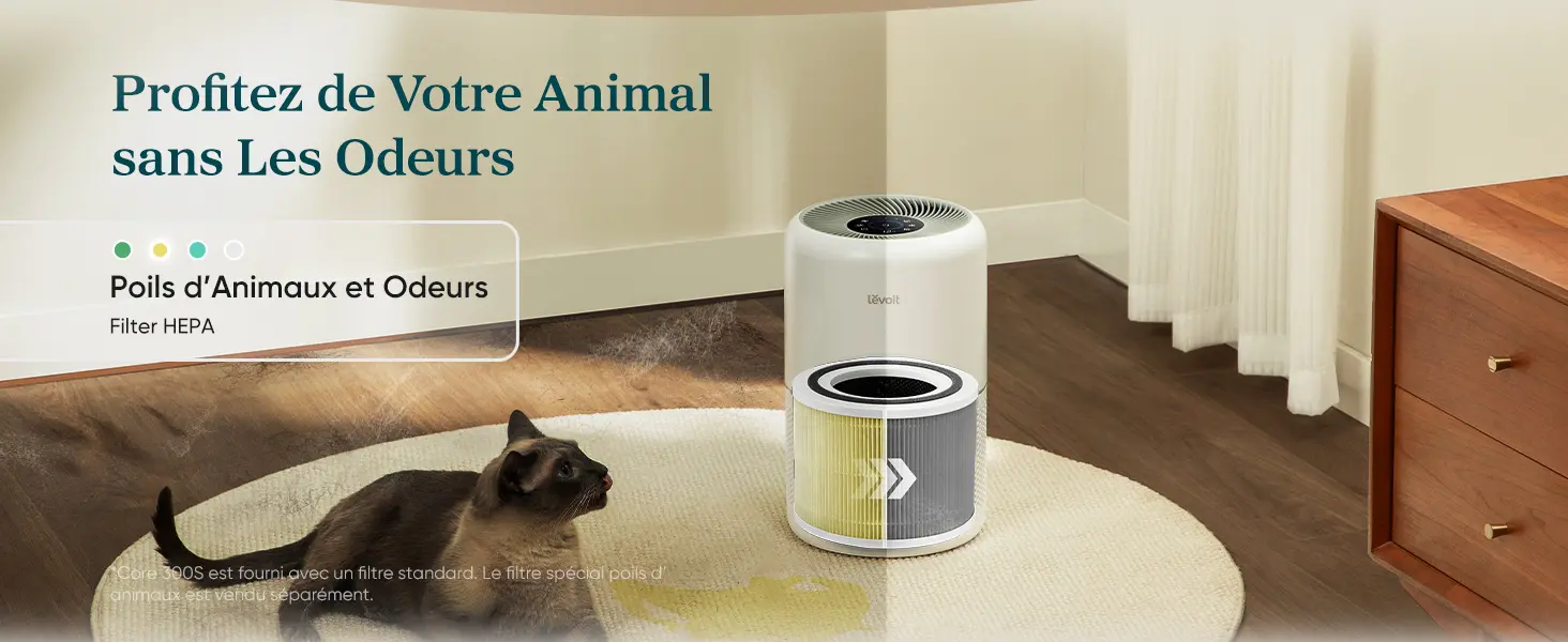 LEVOIT Purificateur d'Air HEPA Intelligent contre Allergie — contenu détaillé 6