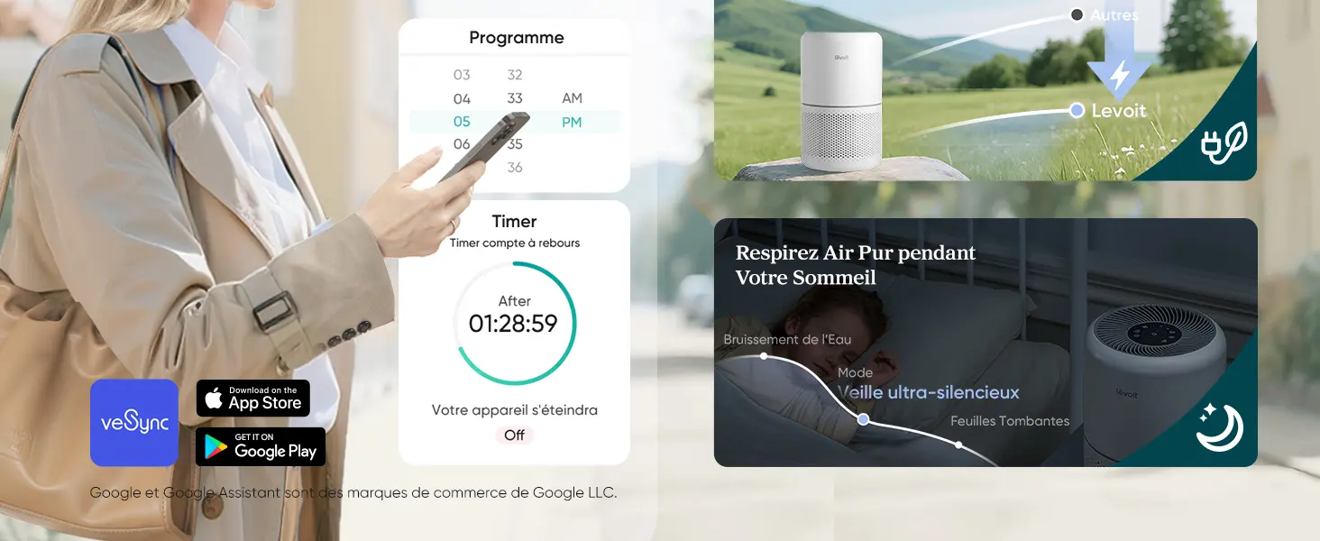 LEVOIT Purificateur d'Air HEPA Intelligent contre Allergie — contenu détaillé 10