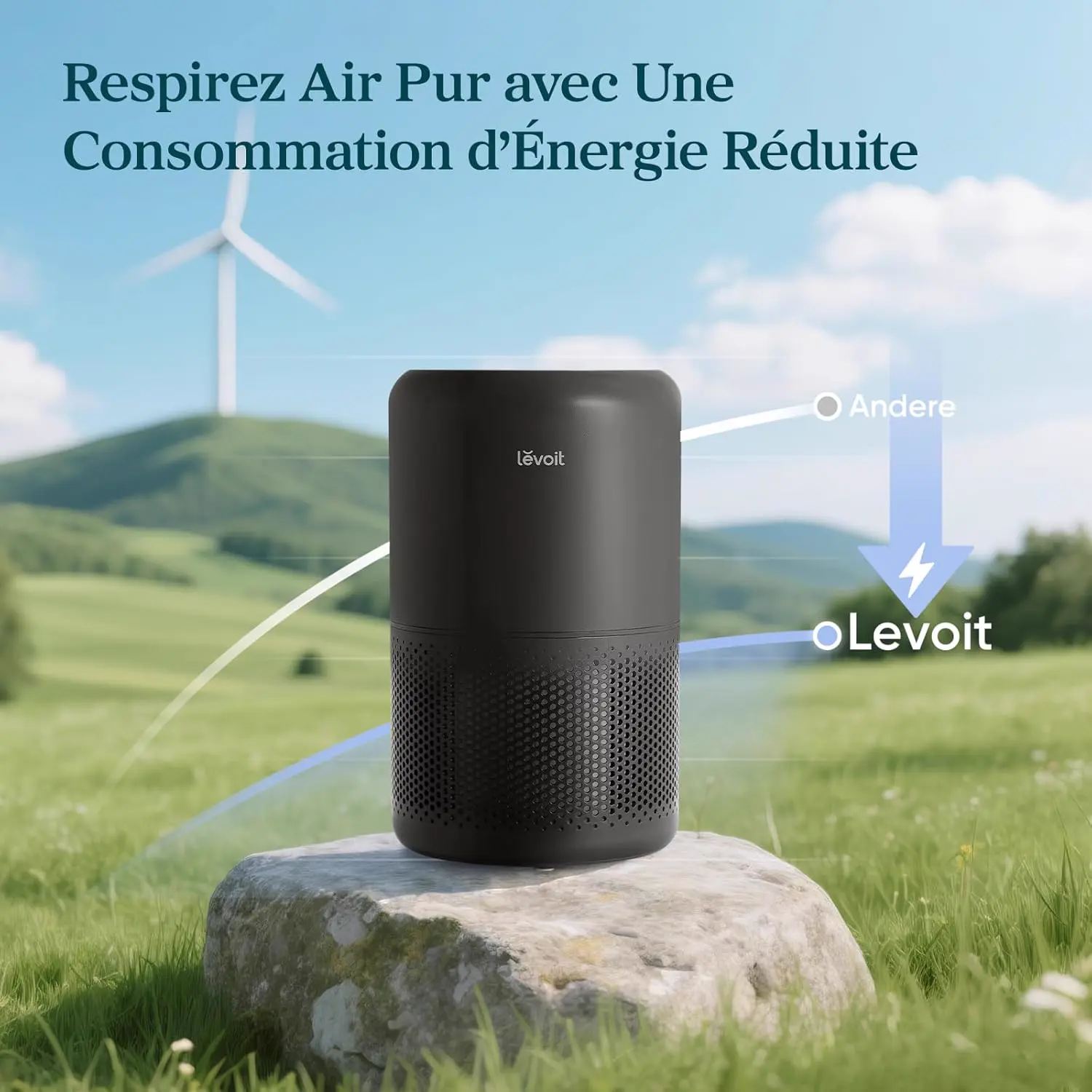 LEVOIT Purificateur d'air avec filtre HEPA, débit d'air de 258 vue 9