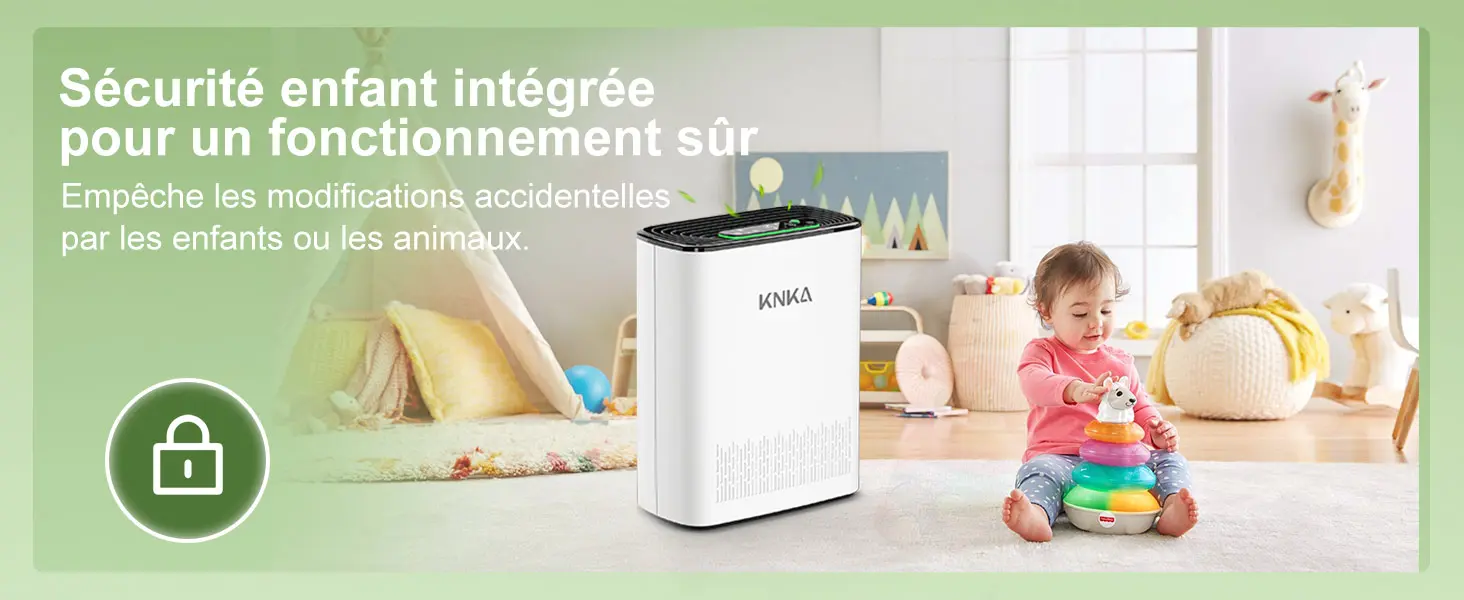 KNKA Purificateur d'air, CADR 300 m³/h, jusqu'à 80 m², — contenu détaillé 12
