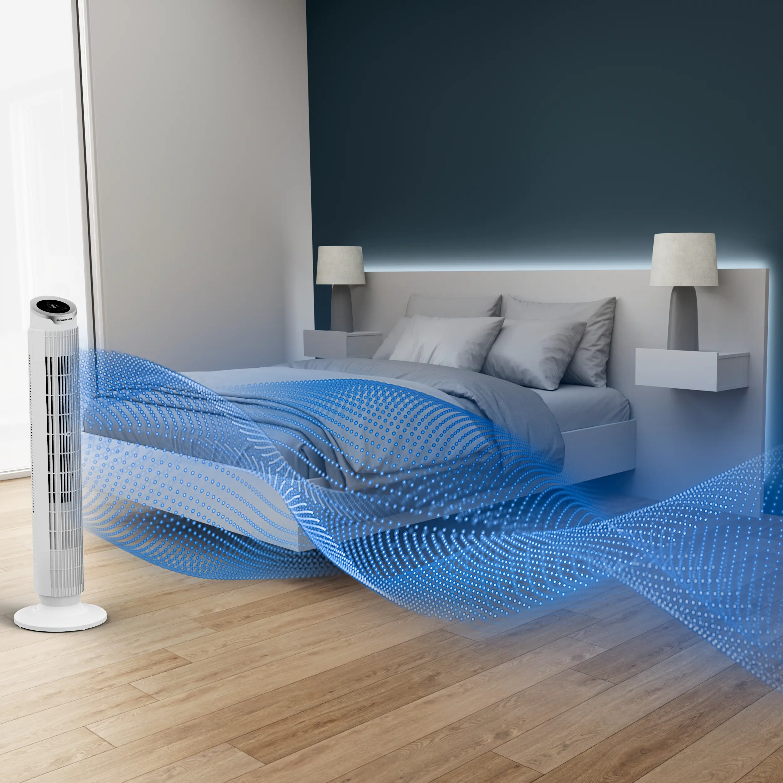 Rowenta Eole Silence Force Ventilateur Colonne, 1900 m³/h, — contenu détaillé 2