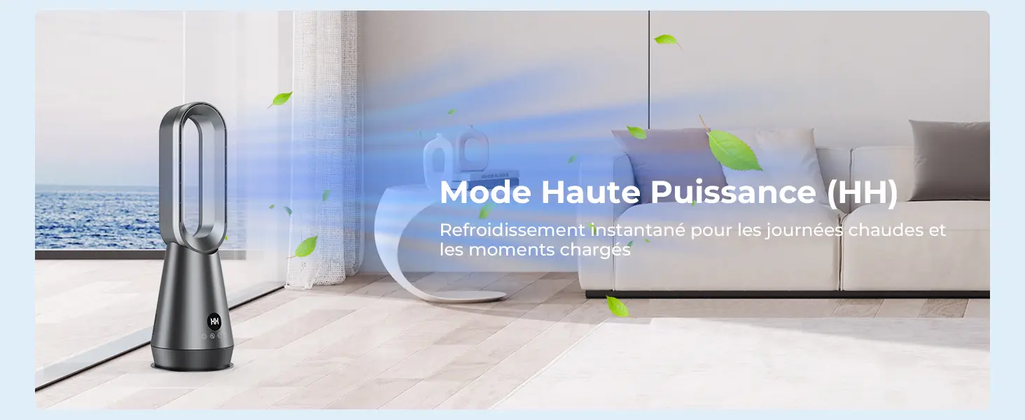 Ventilateur Colonne Silencieux Sans Pales,Ventilateurs Tour avec — contenu détaillé 4