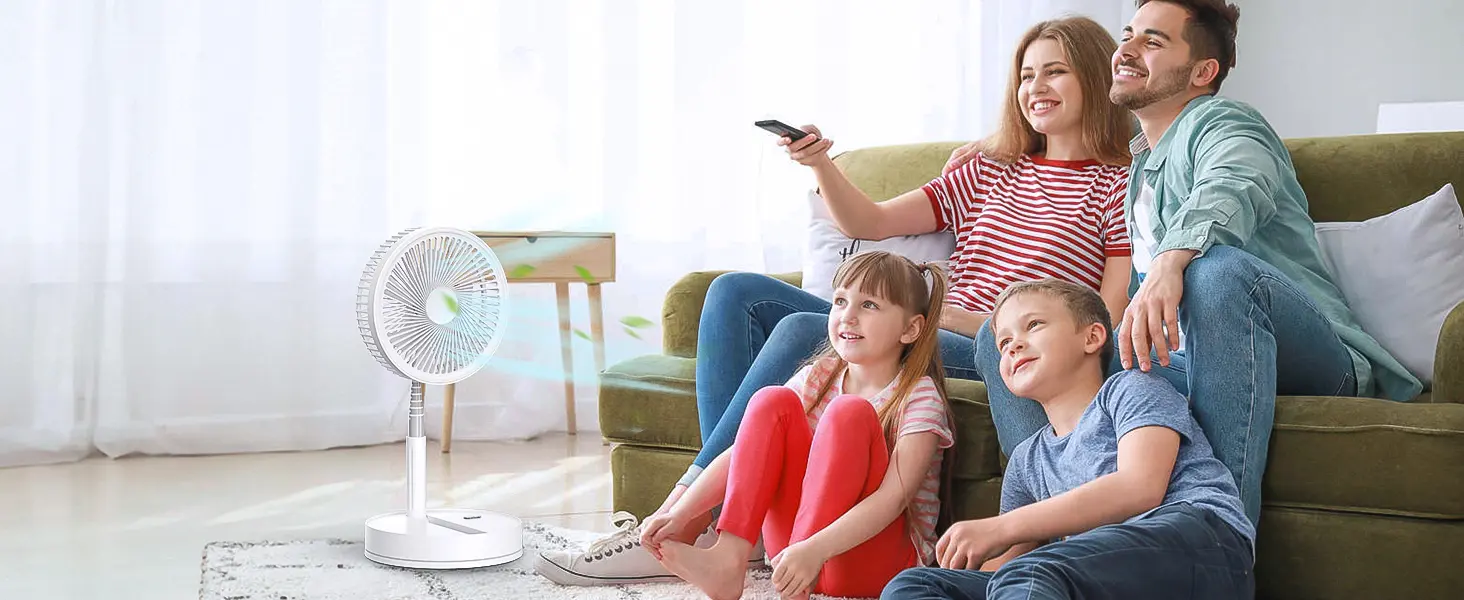 Oscillant Ventilateur sur Pied Silencieux avec Télécommande, — contenu détaillé 9