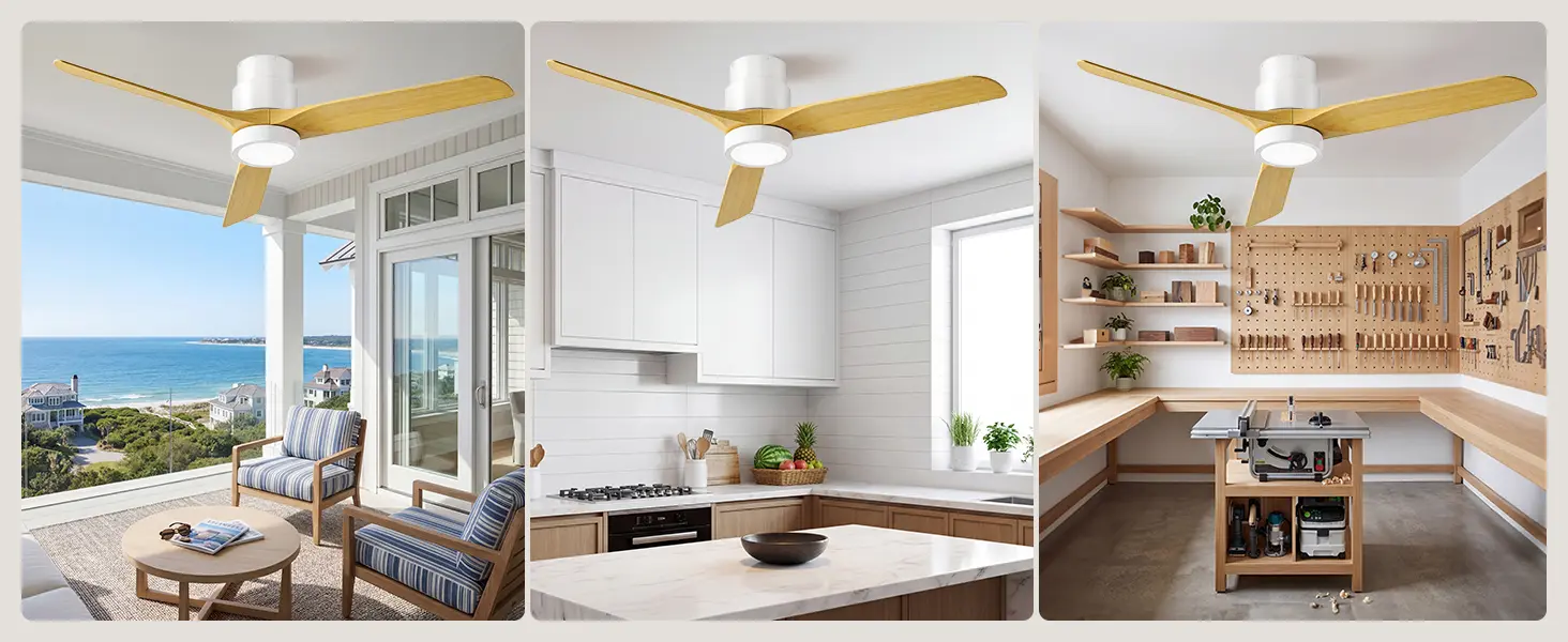 Ateroll Ventilateur Plafond Silencieux, Ventilo Plafond Avec — contenu détaillé 9