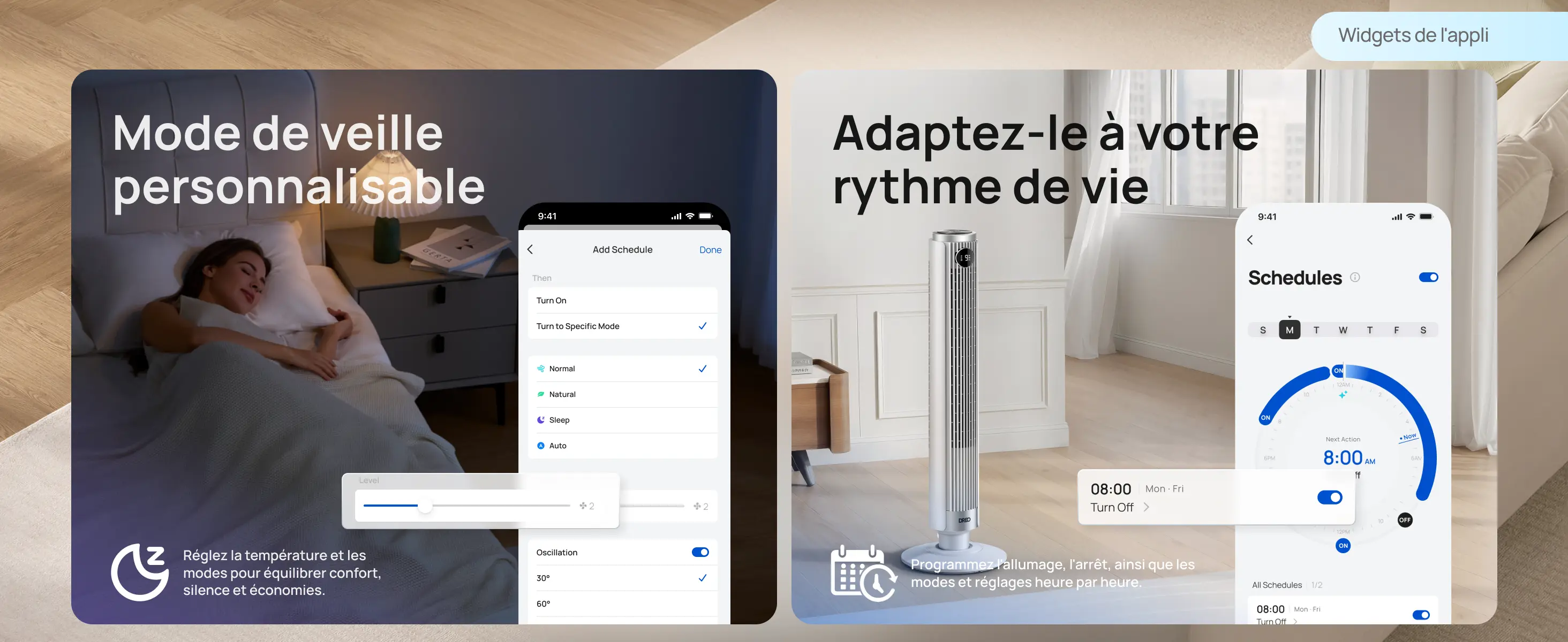 DREO Ventilateur colonne intelligent 554S, ventilateur sur pied — contenu détaillé 7
