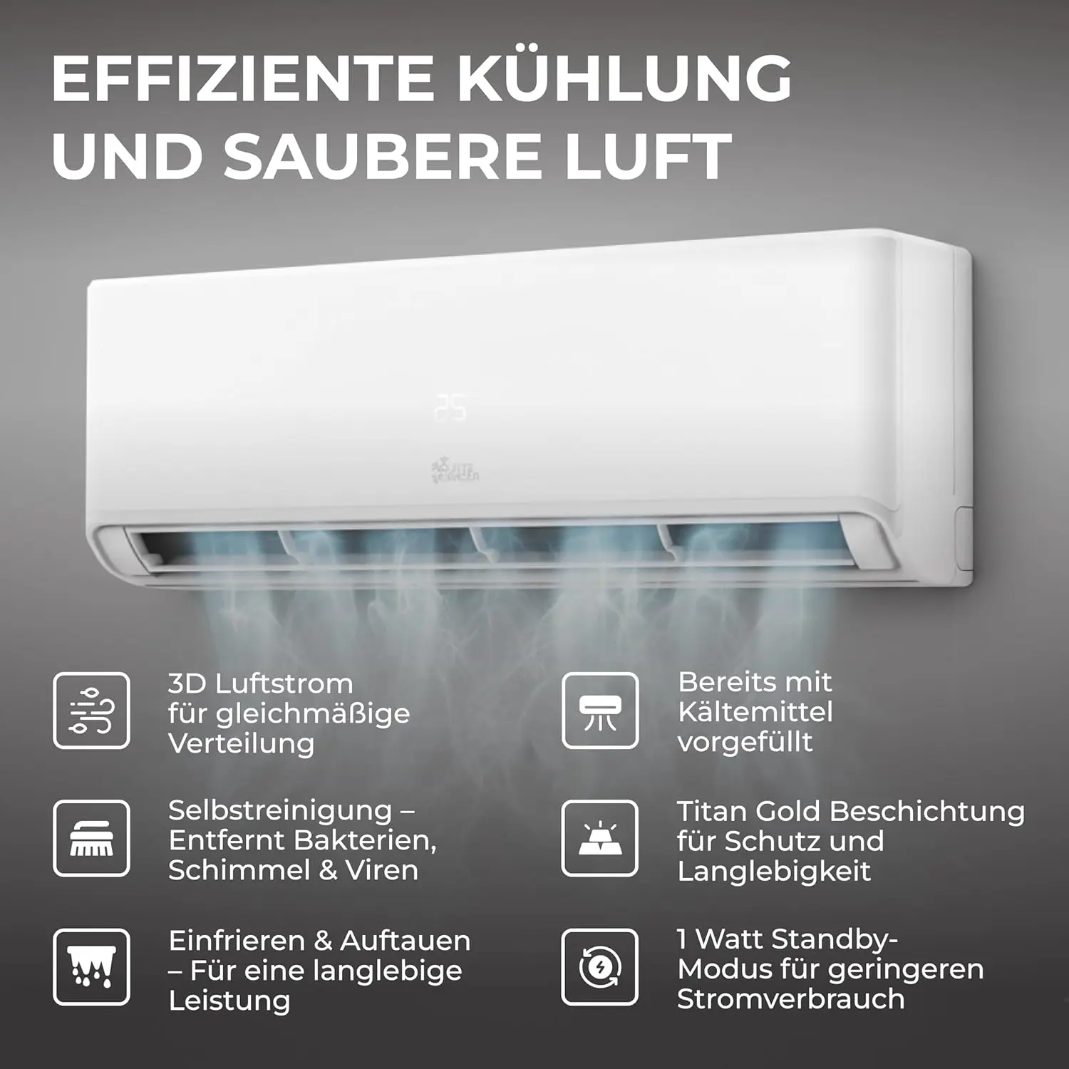 Kältebringer Climatiseur Split Réversible, 12000 BTU/h (3,7 kW), vue 5