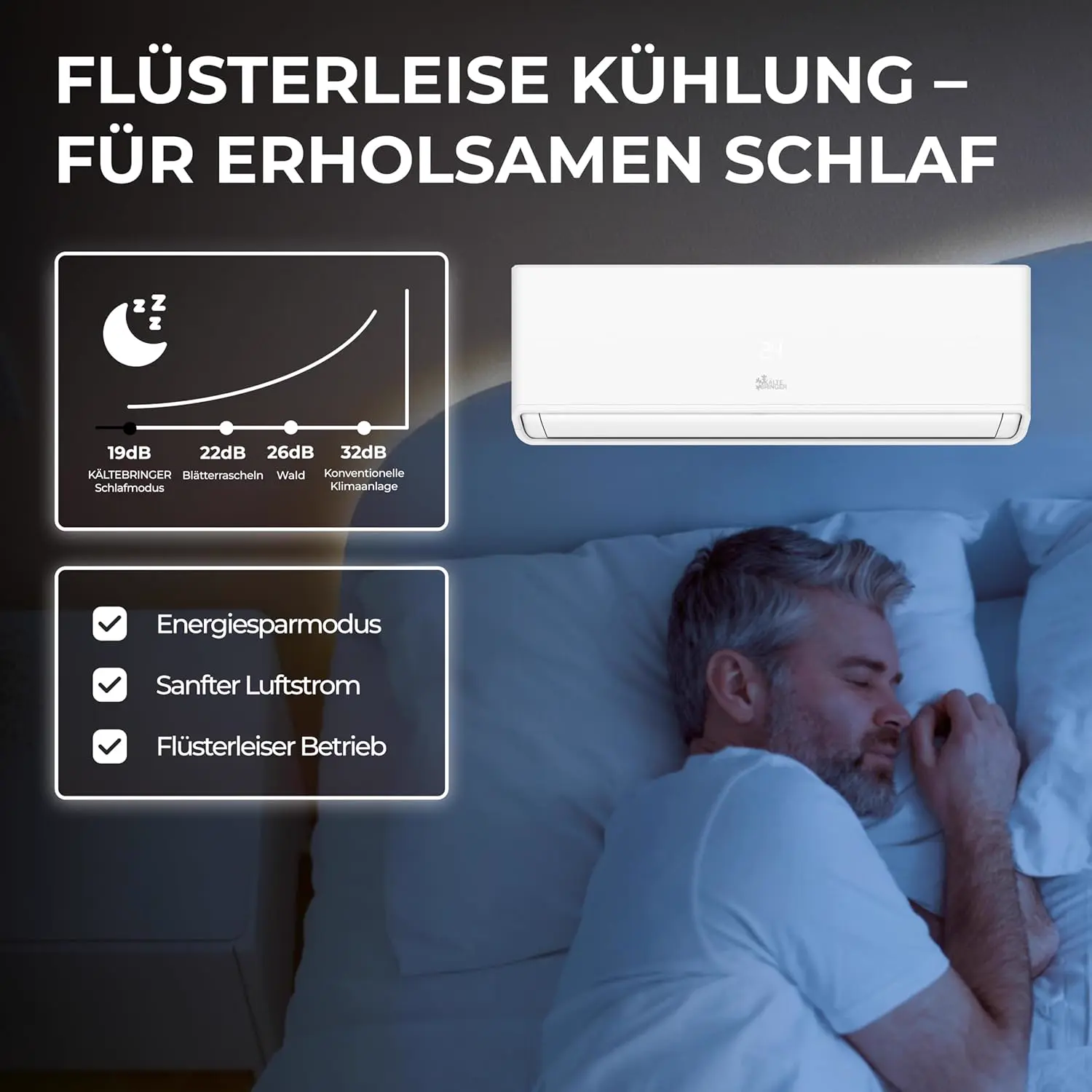 Kältebringer Climatiseur Split Réversible, 12000 BTU/h (3,7 kW), vue 7