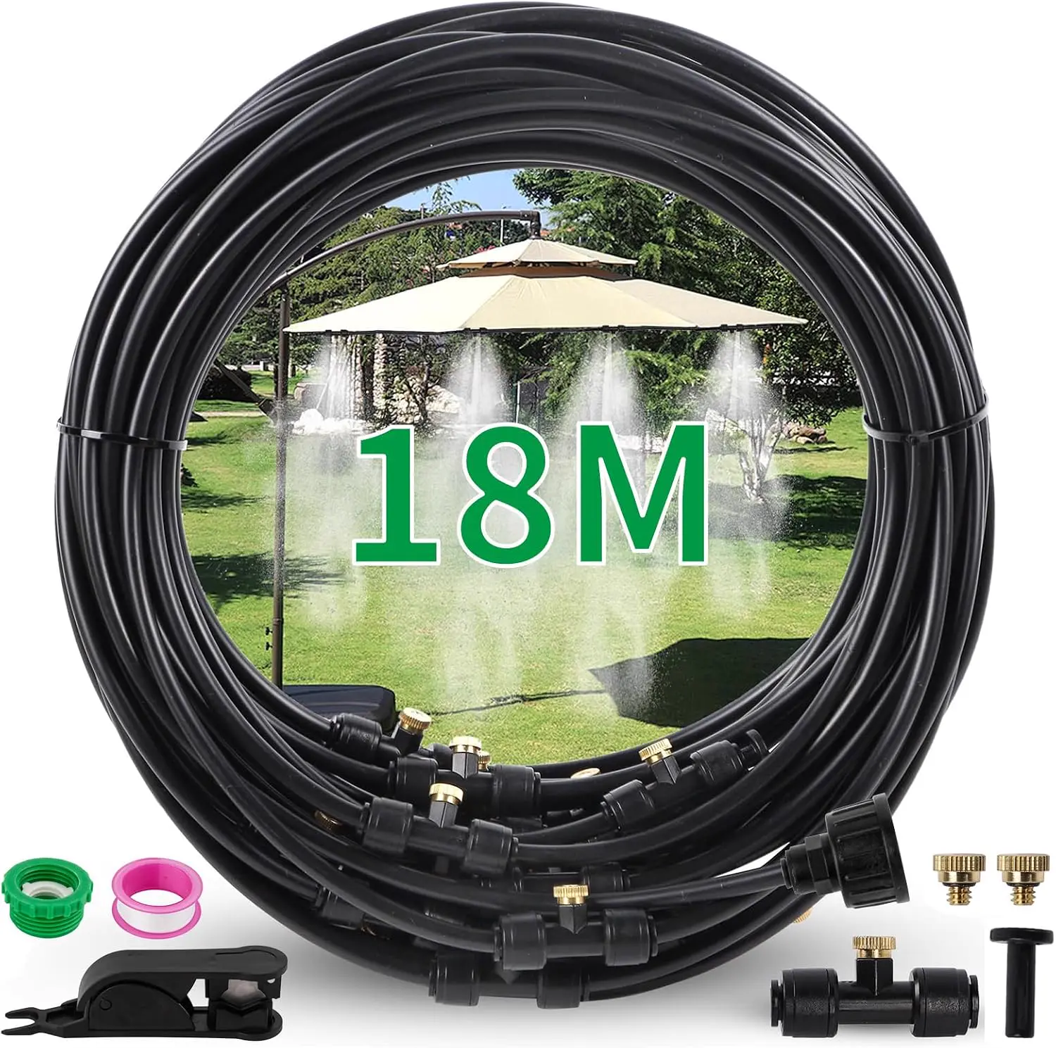 Brumisateur Terrasse Exterieur, Kit d’Irrigation Système de vue 1