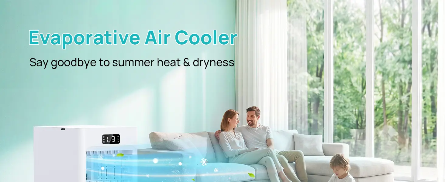 Climatiseur Mobile 4 en 1, Rafraîchisseur d'Air avec Minuterie 1-12H, 3 Vitesses 4 Modes, Réservoir 6L, Télécommande, Portable, pour Chambre, Salon, Bureau et Maison — contenu détaillé 1